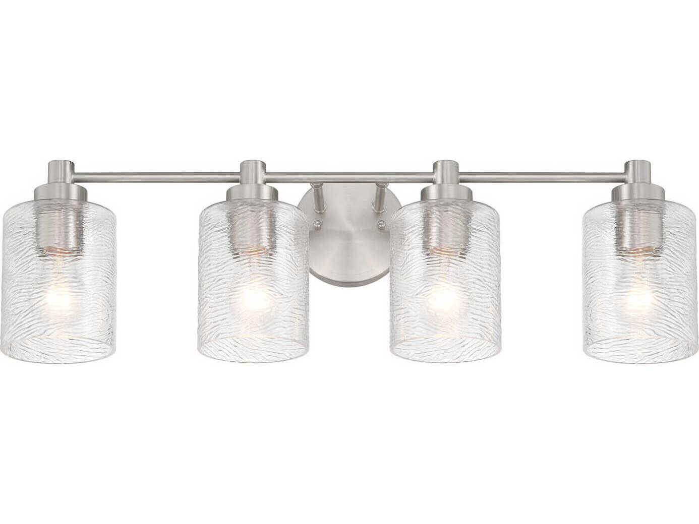 Craftmade Lyndsey 4-Light Brushed Polished Nickel Vanity Light