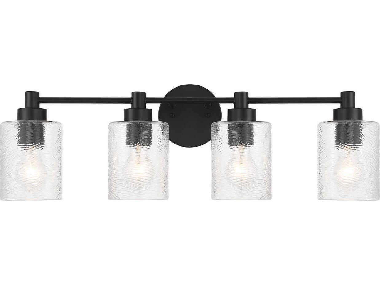 Craftmade Lyndsey 4-Light Flat Black Vanity Light