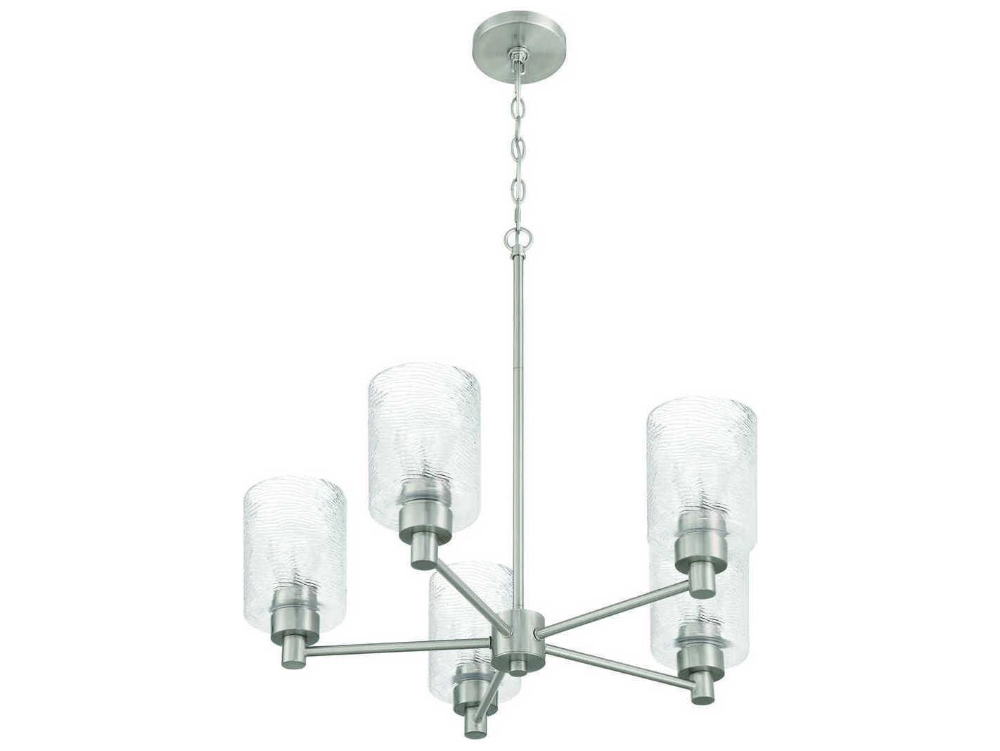 Craftmade Lyndsey 5-Light Brushed Polished Nickel Chandelier