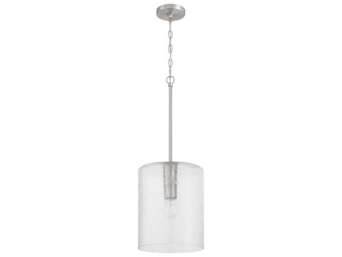 Craftmade Lyndsey 1-Light Brushed Polished Nickel Mini Pendant