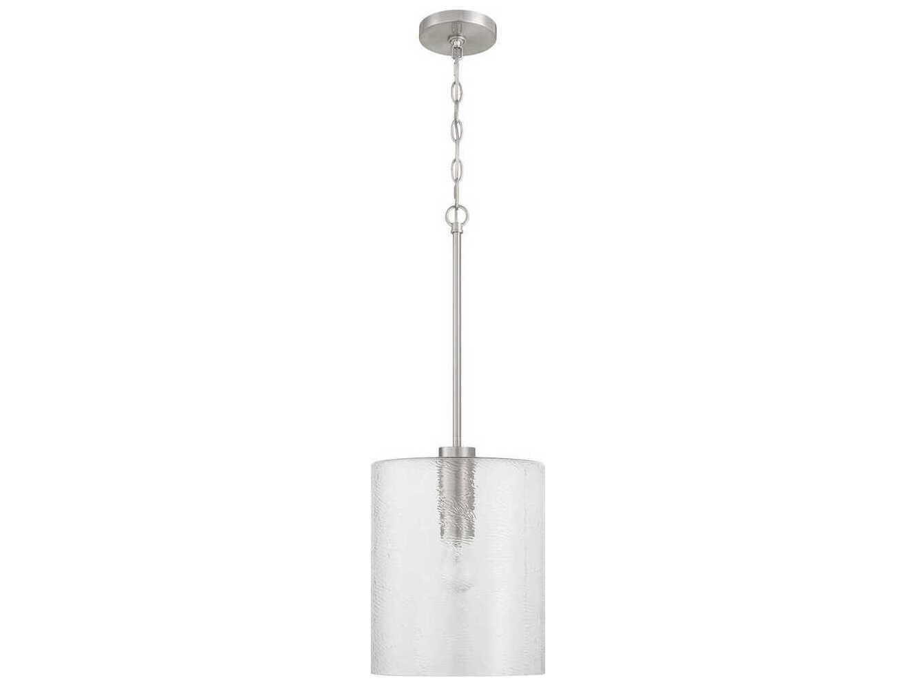 Craftmade Lyndsey 1-Light Brushed Polished Nickel Mini Pendant
