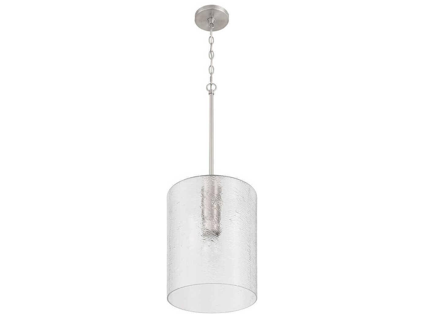 Craftmade Lyndsey 1-Light Brushed Polished Nickel Mini Pendant