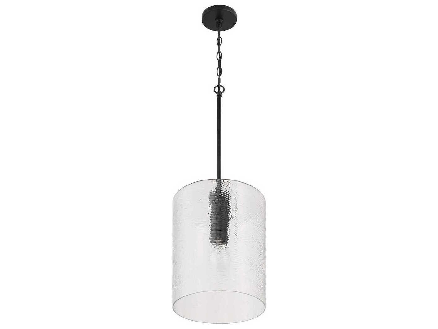 Craftmade Lyndsey 1-Light Flat Black Mini Pendant