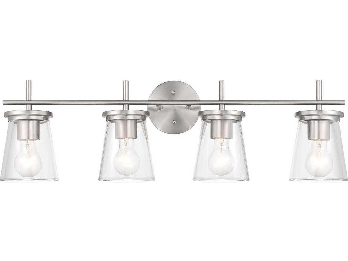 Craftmade Connell 4-Light Brushed Polished Nickel Vanity Light