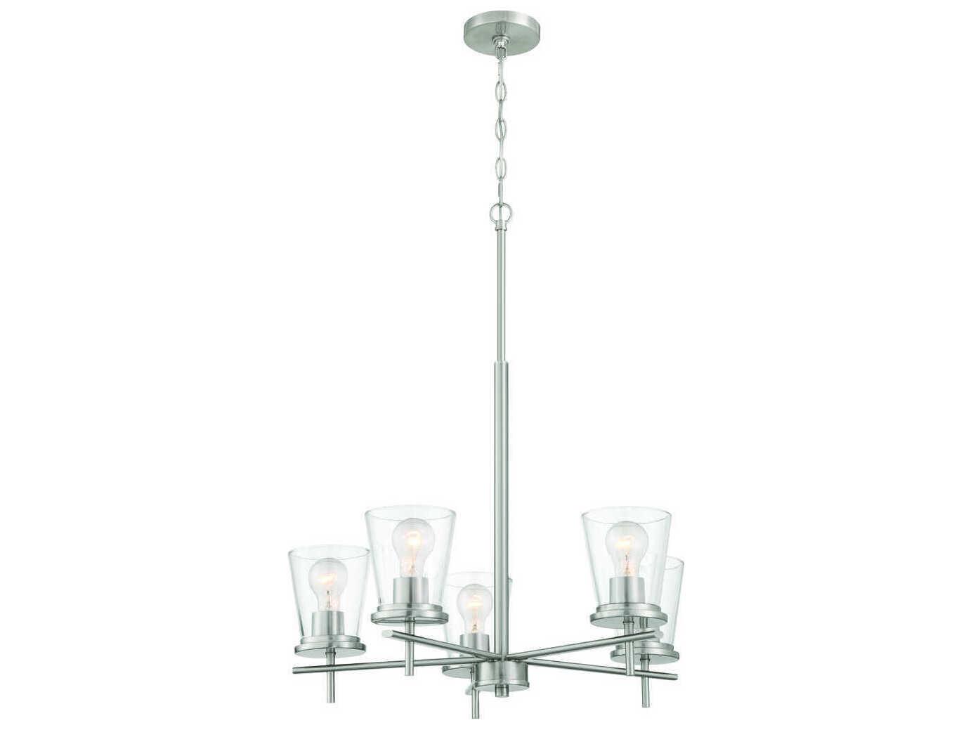 Craftmade Connell 5-Light Brushed Polished Nickel Chandelier