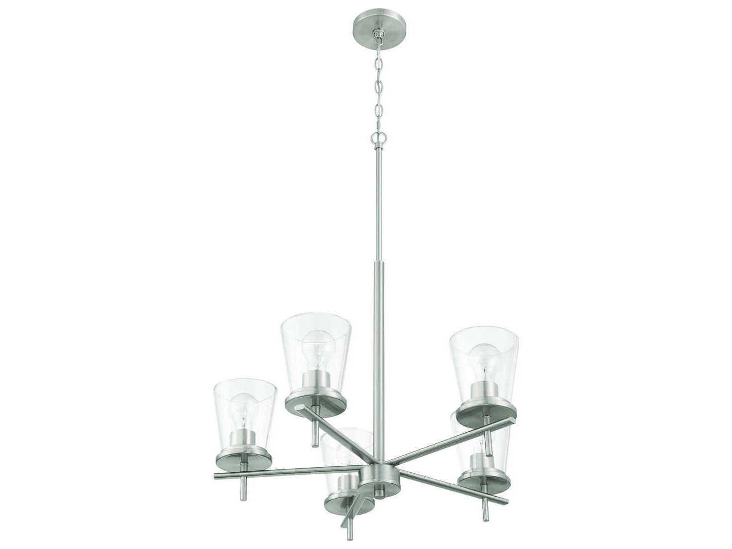 Craftmade Connell 5-Light Brushed Polished Nickel Chandelier