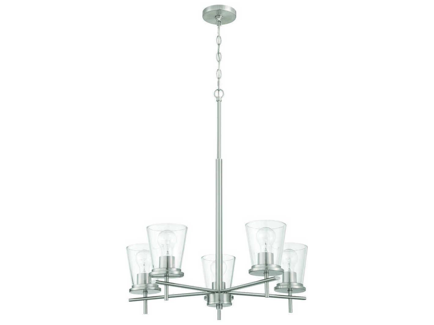 Craftmade Connell 5-Light Brushed Polished Nickel Chandelier