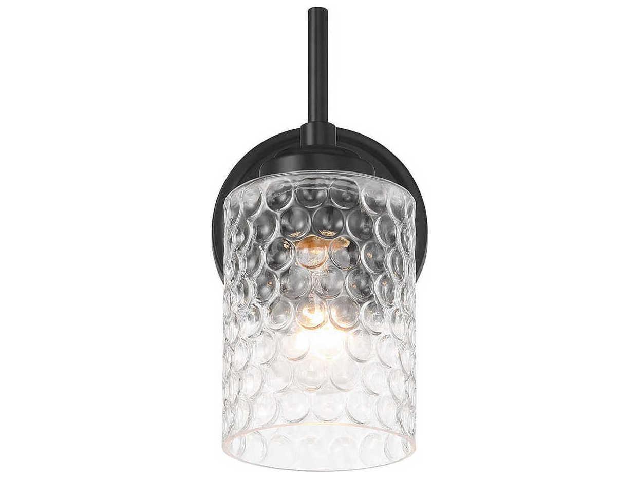 Craftmade Claire 1-Light Flat Black Wall Sconce