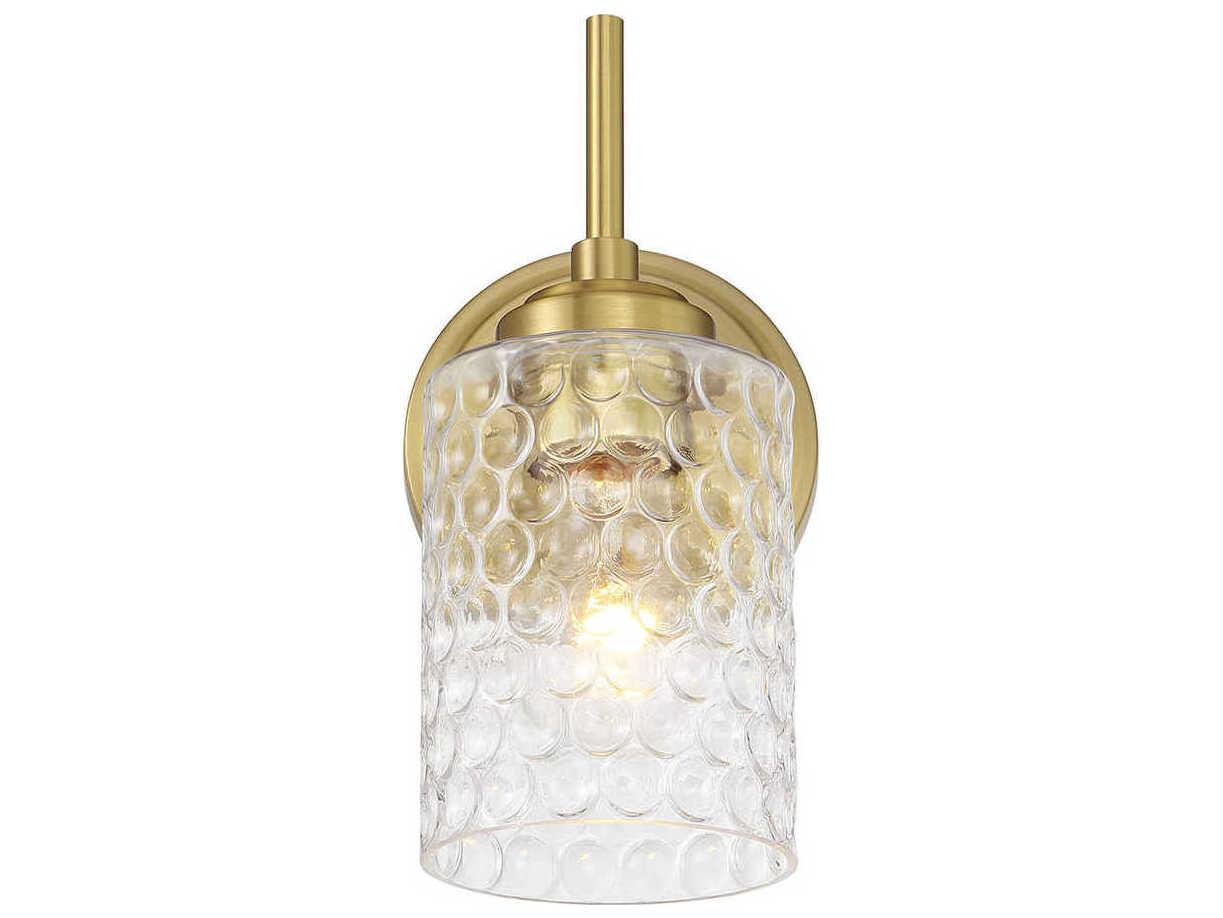 Craftmade Claire 1-Light Satin Brass Wall Sconce
