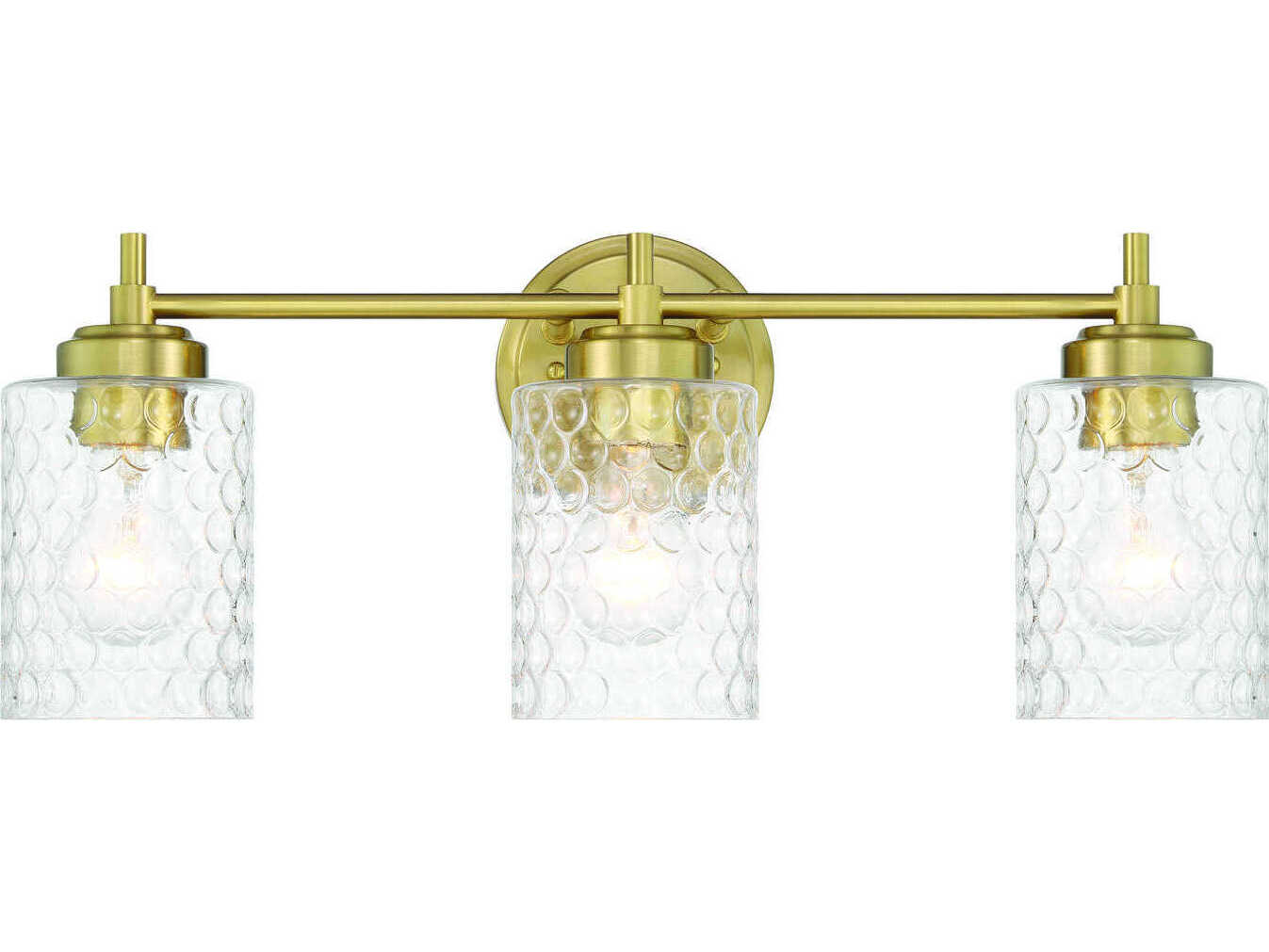 Craftmade Claire 3-Light Satin Brass Vanity Light