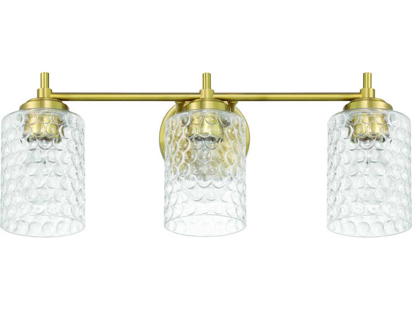 Craftmade Claire 3-Light Satin Brass Vanity Light