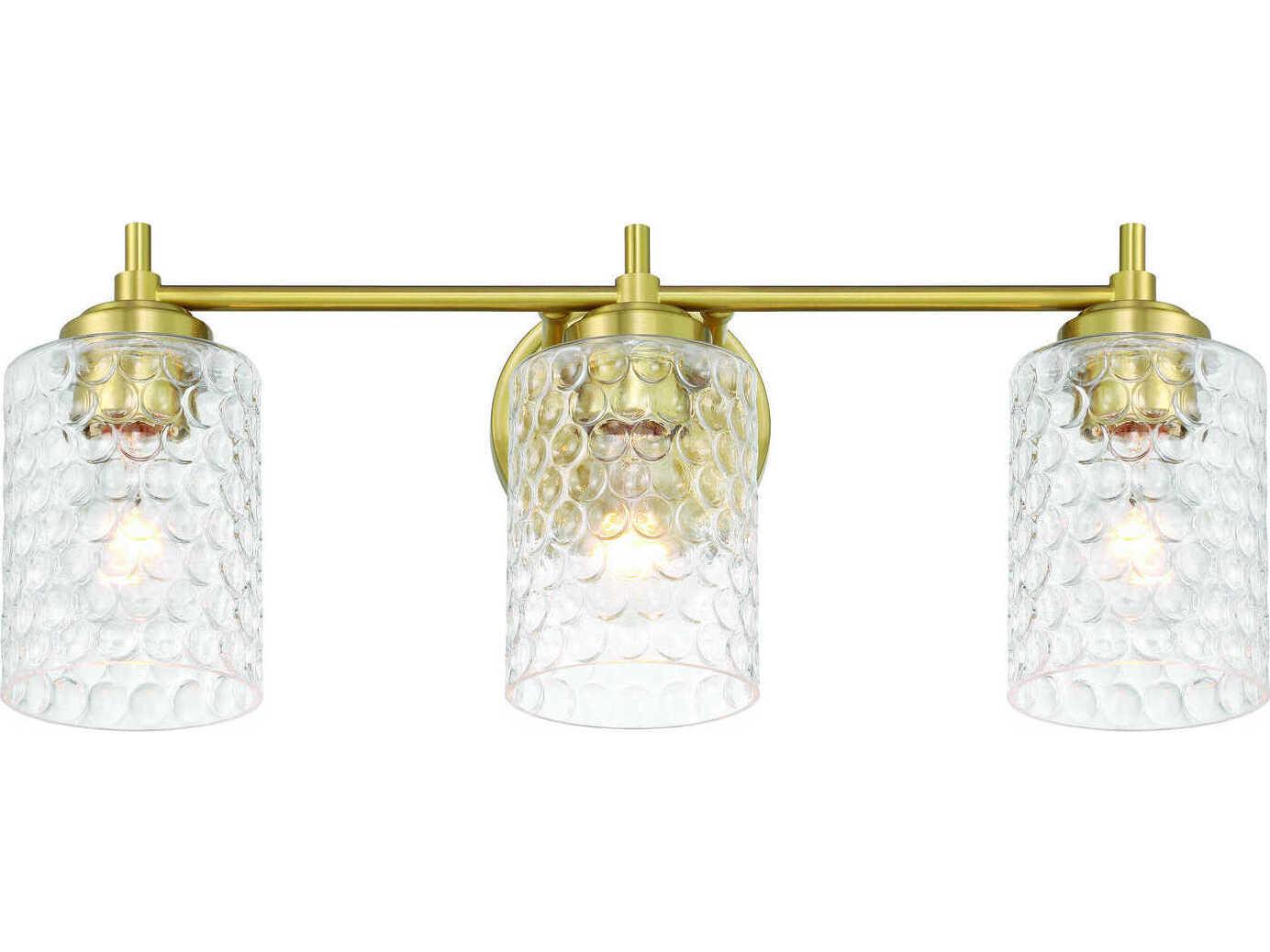 Craftmade Claire 3-Light Satin Brass Vanity Light