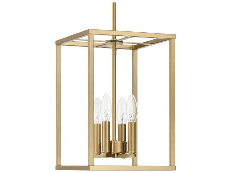 Craftmade Signature Foyer 4-Light Satin Brass Mini Pendant