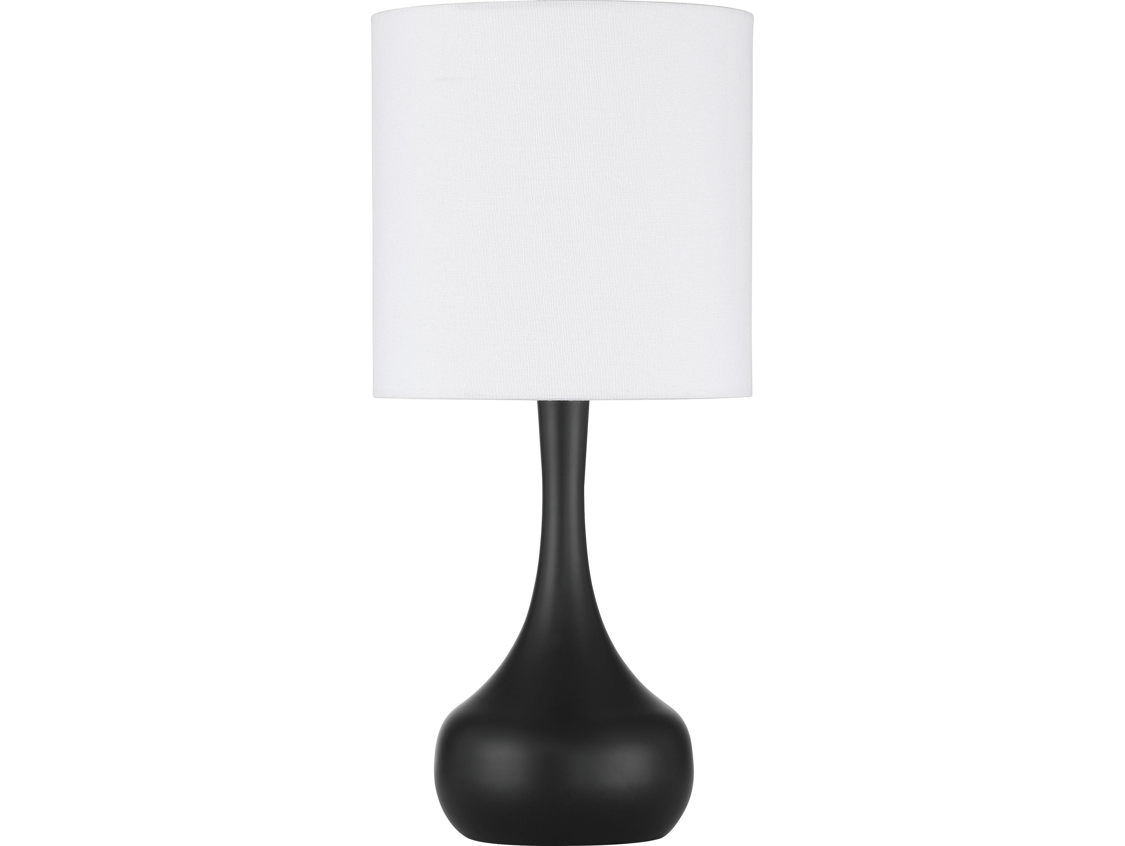 Craftmade Pallo Flat Black Table Lamp