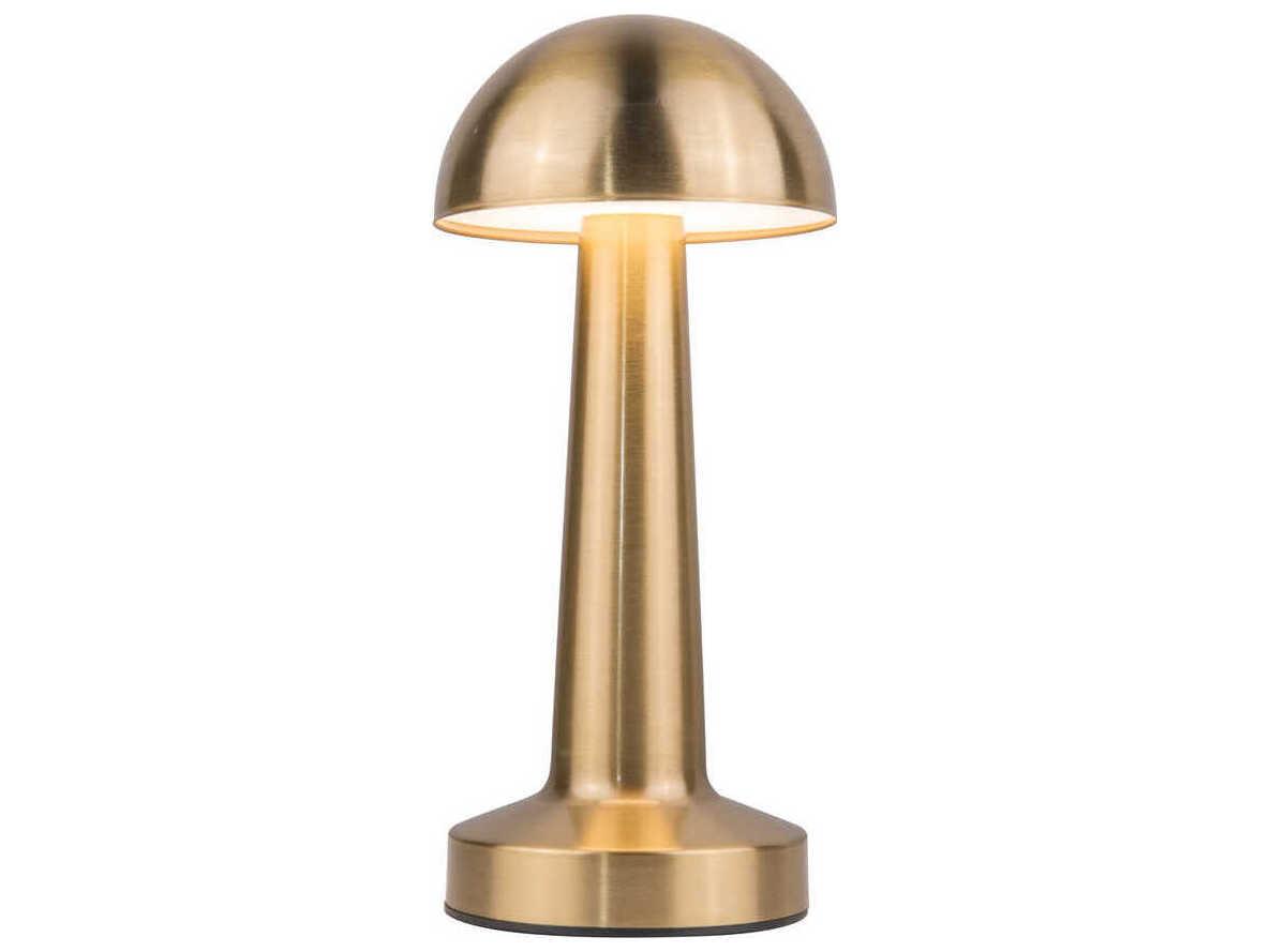 Craftmade Joni Brass Frost Polystyrene Table Lamp