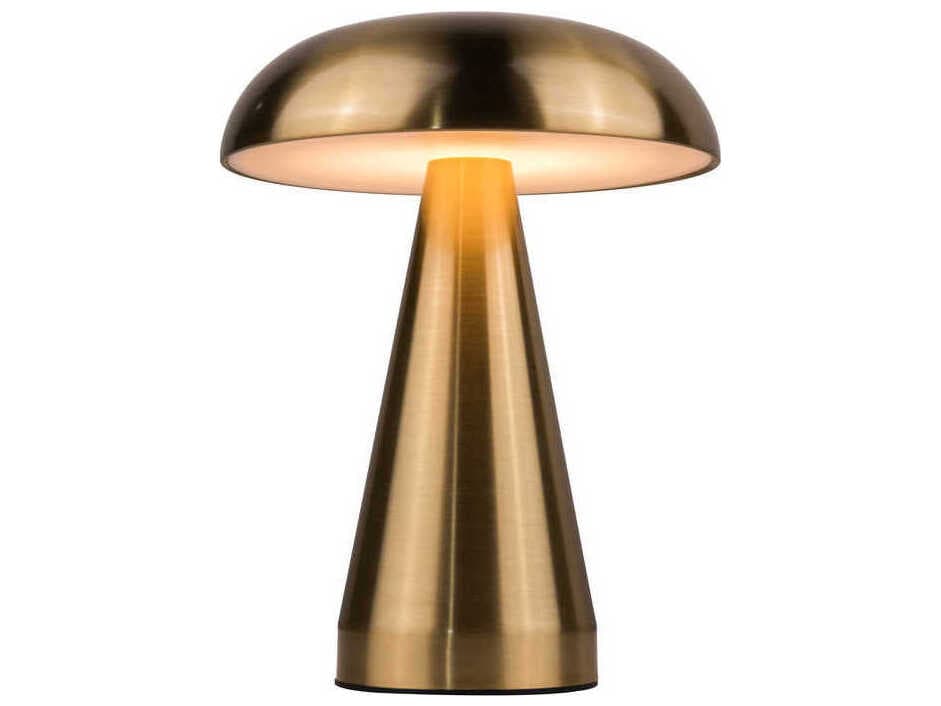 Craftmade Marta Brass Frost Polystyrene Table Lamp