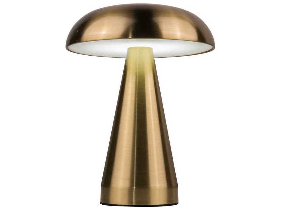 Craftmade Marta Brass Frost Polystyrene Table Lamp