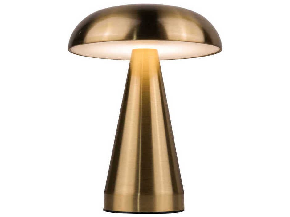 Craftmade Marta Brass Frost Polystyrene Table Lamp