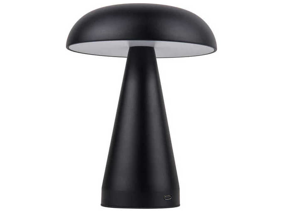 Craftmade Marta Flat Black Frost Polystyrene Table Lamp