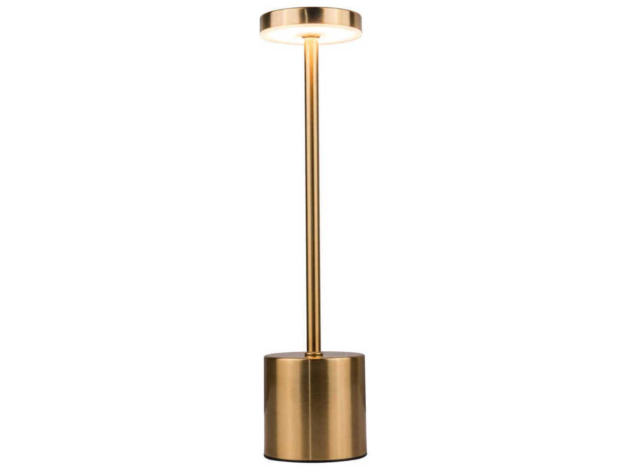 Craftmade Curtis Brass Frost Polystyrene Table Lamp