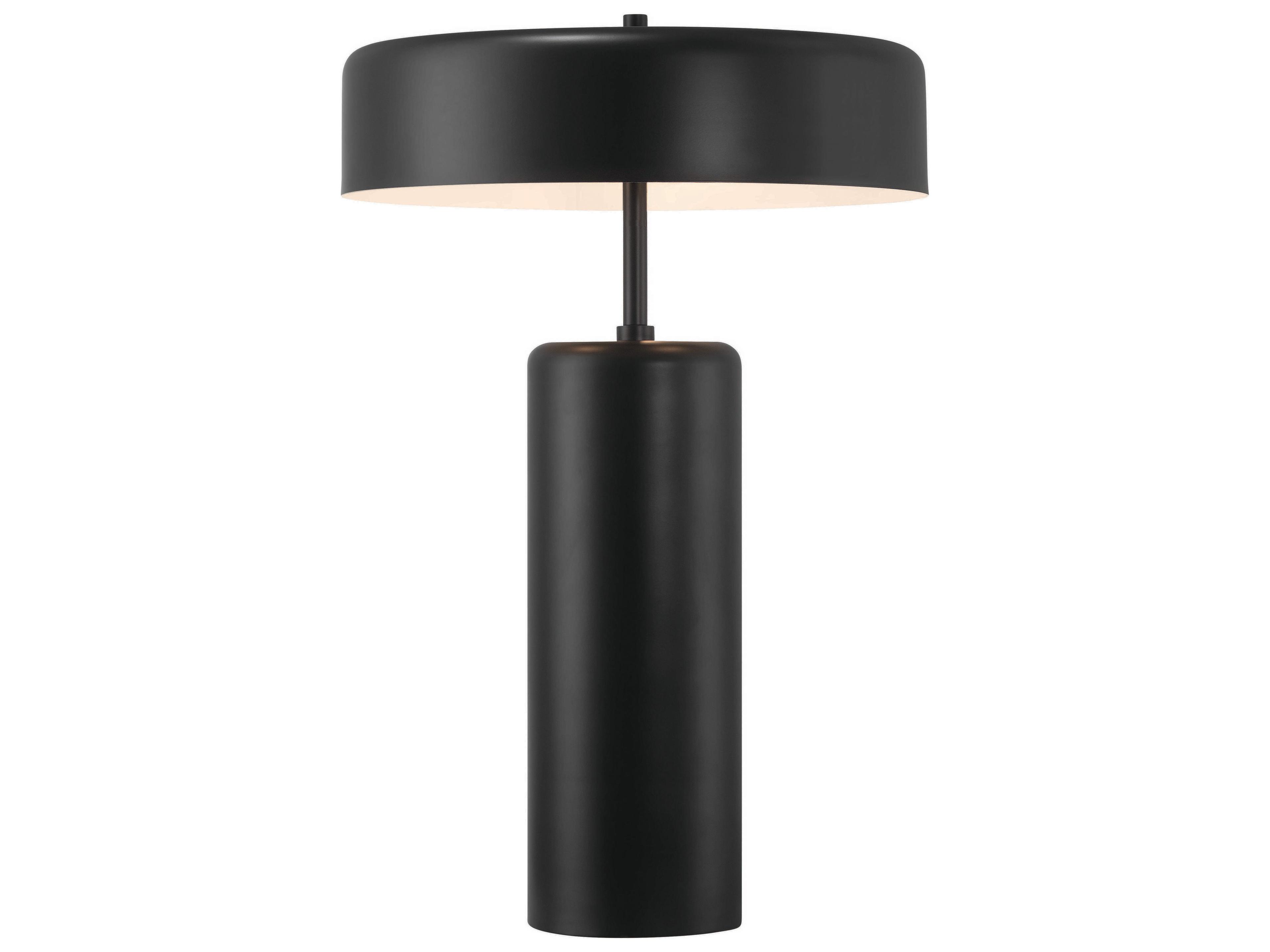 Craftmade Flat Black Table Lamp