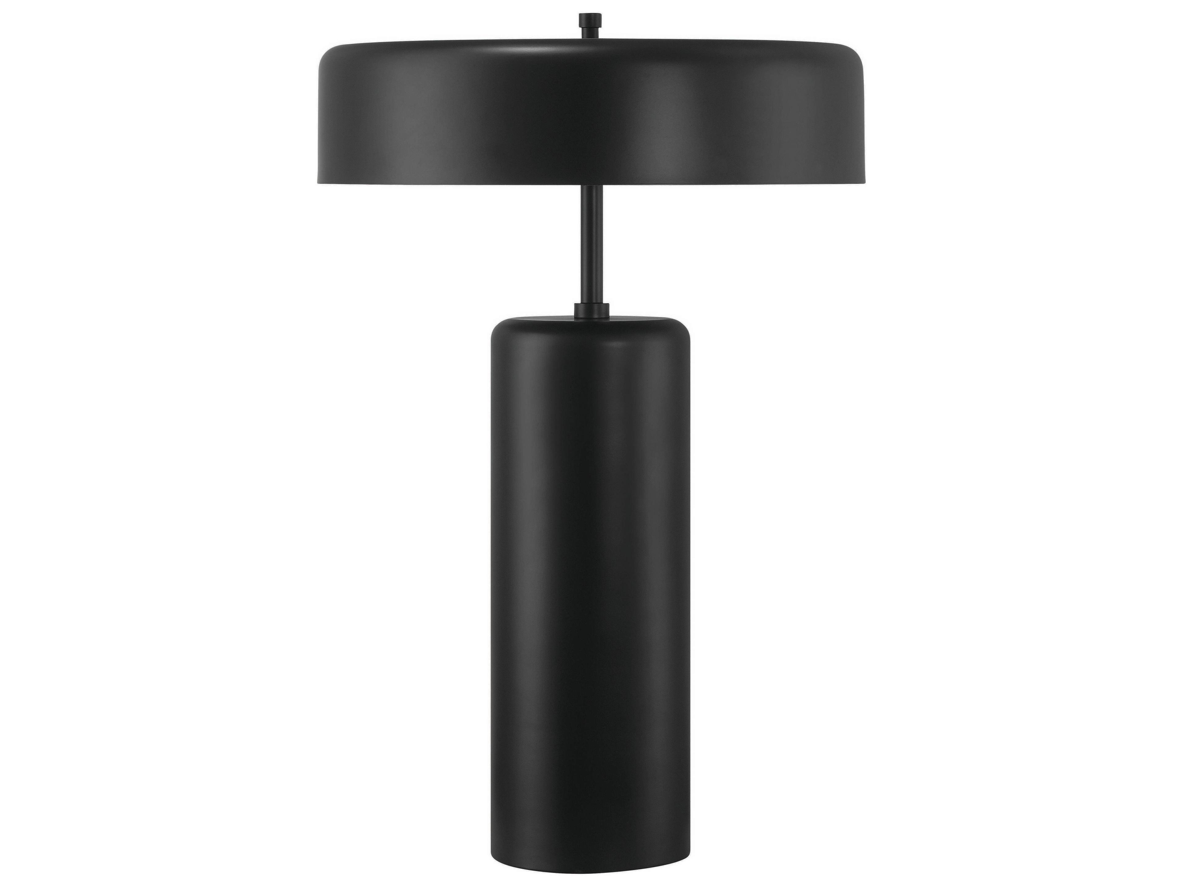 Craftmade Flat Black Table Lamp