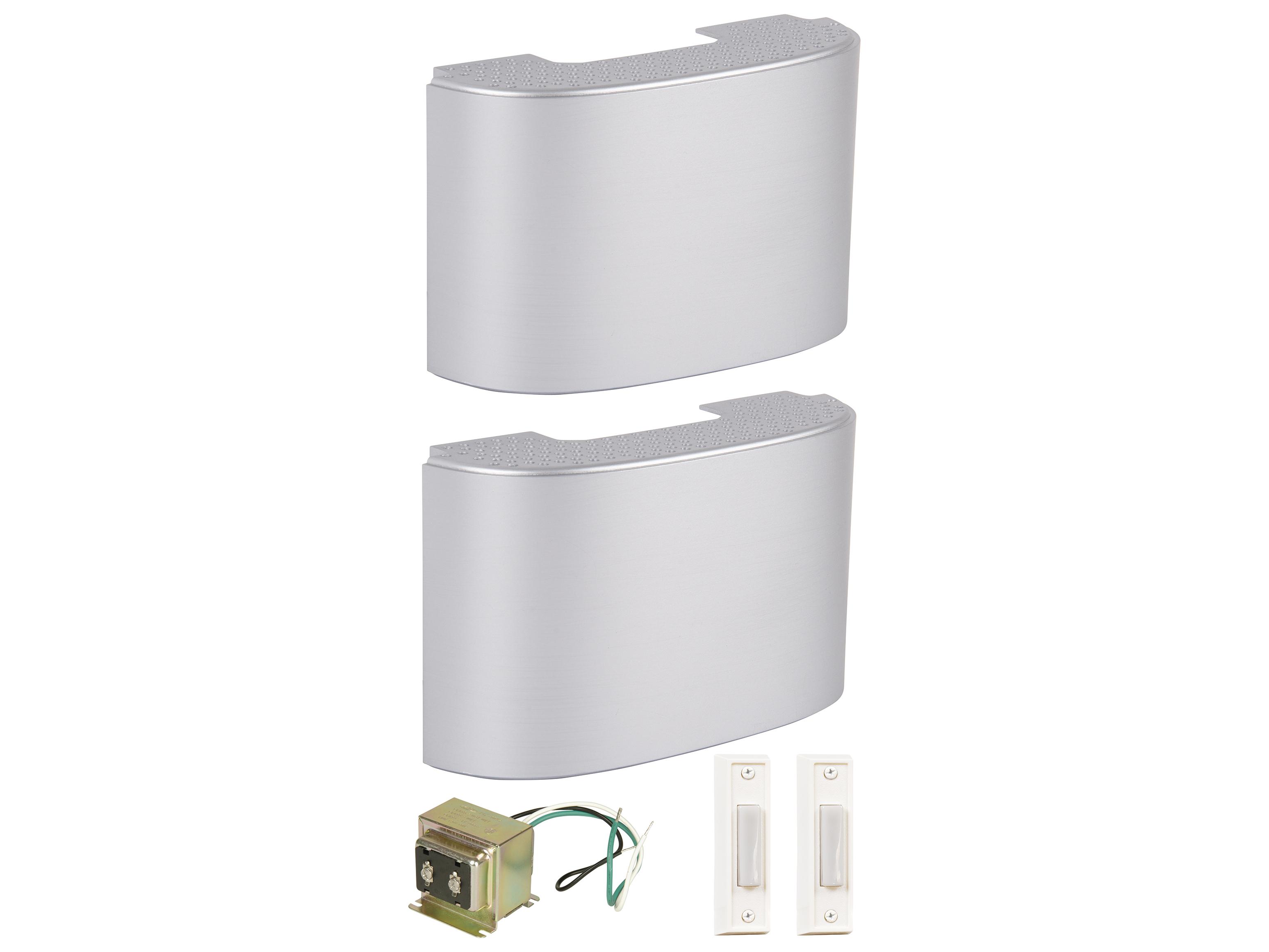 Craftmade Chimes Kit with 2-Chimes and 2-White Buttons