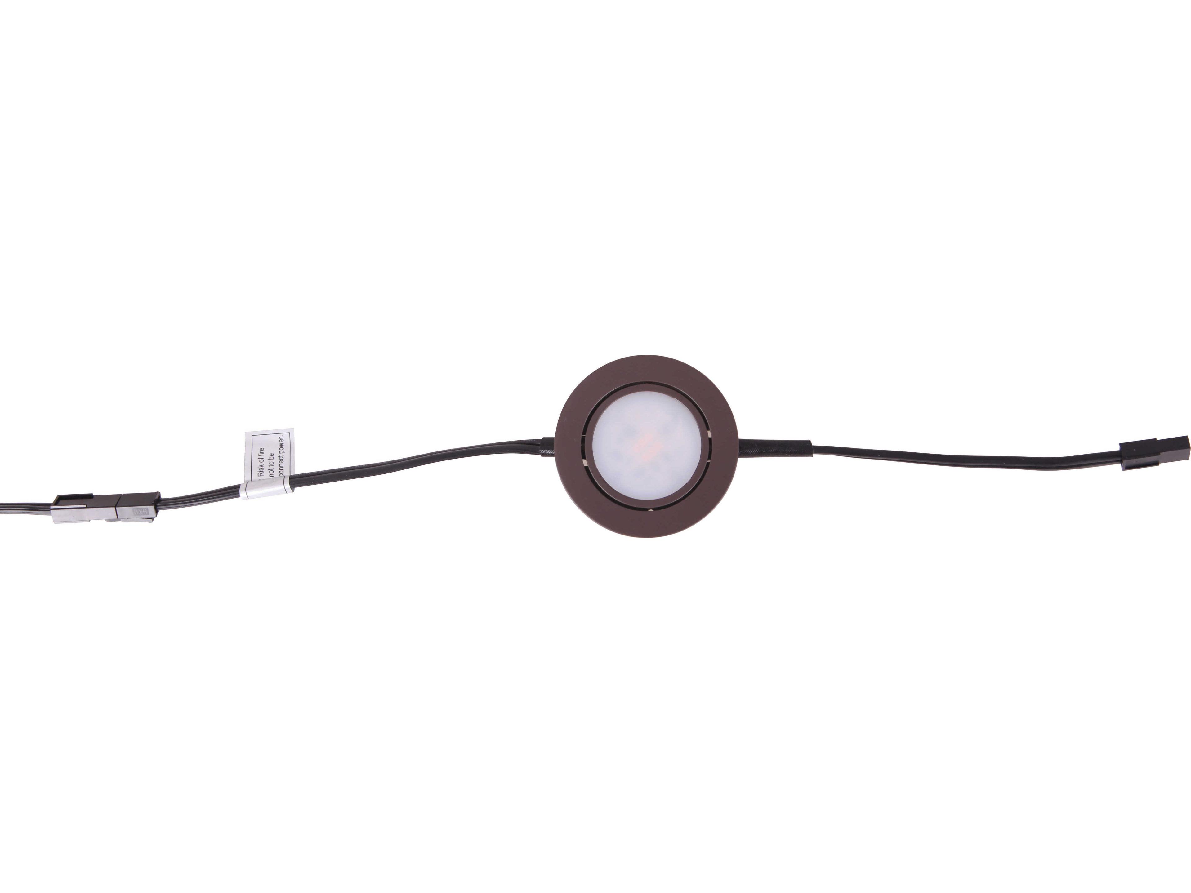 Craftmade Bronze 3000K LED Round Under Cabinet Light