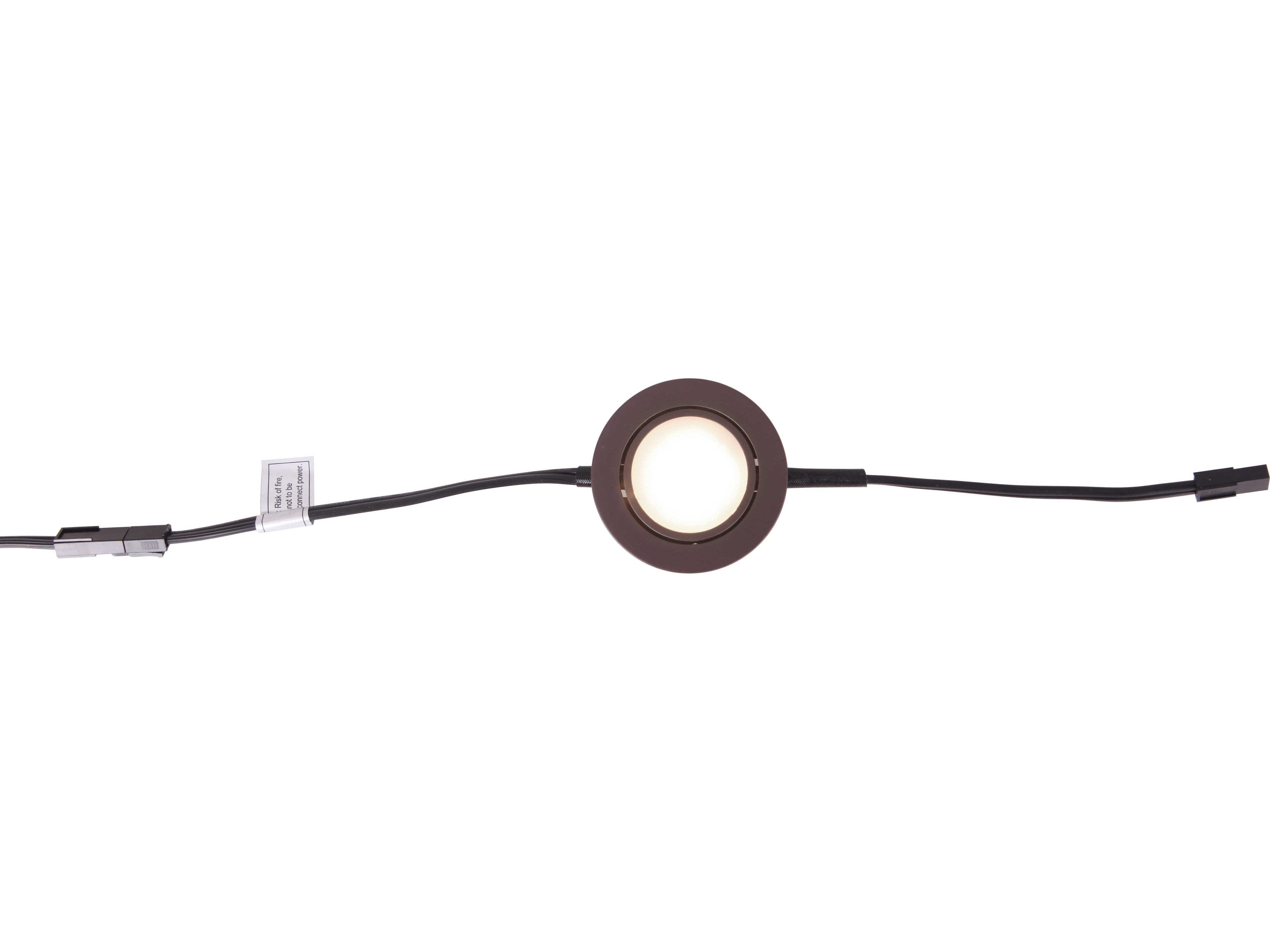 Craftmade Bronze 3000K LED Round Under Cabinet Light