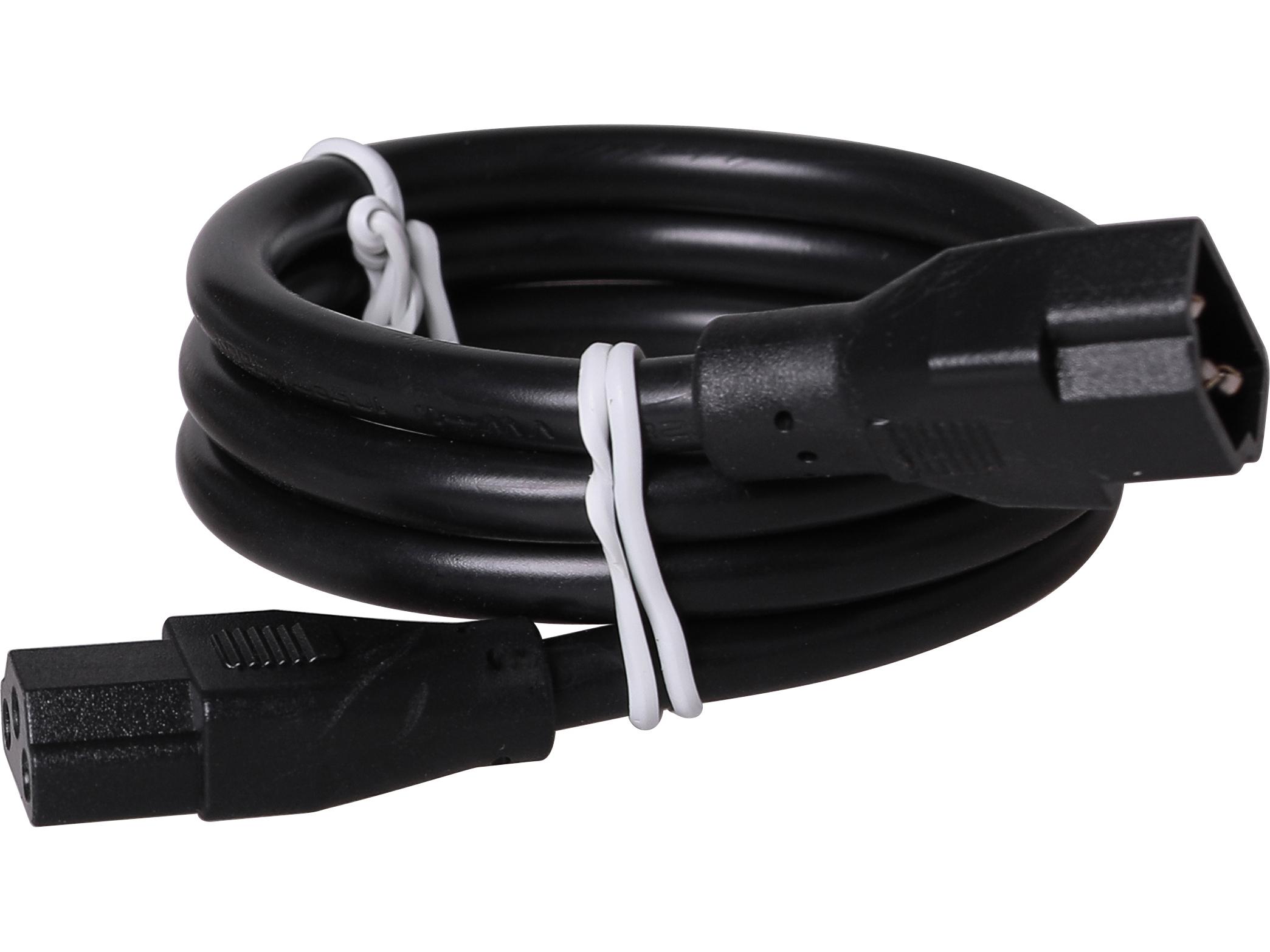 Craftmade 24" Black Under Cabinet Light Connector Cord