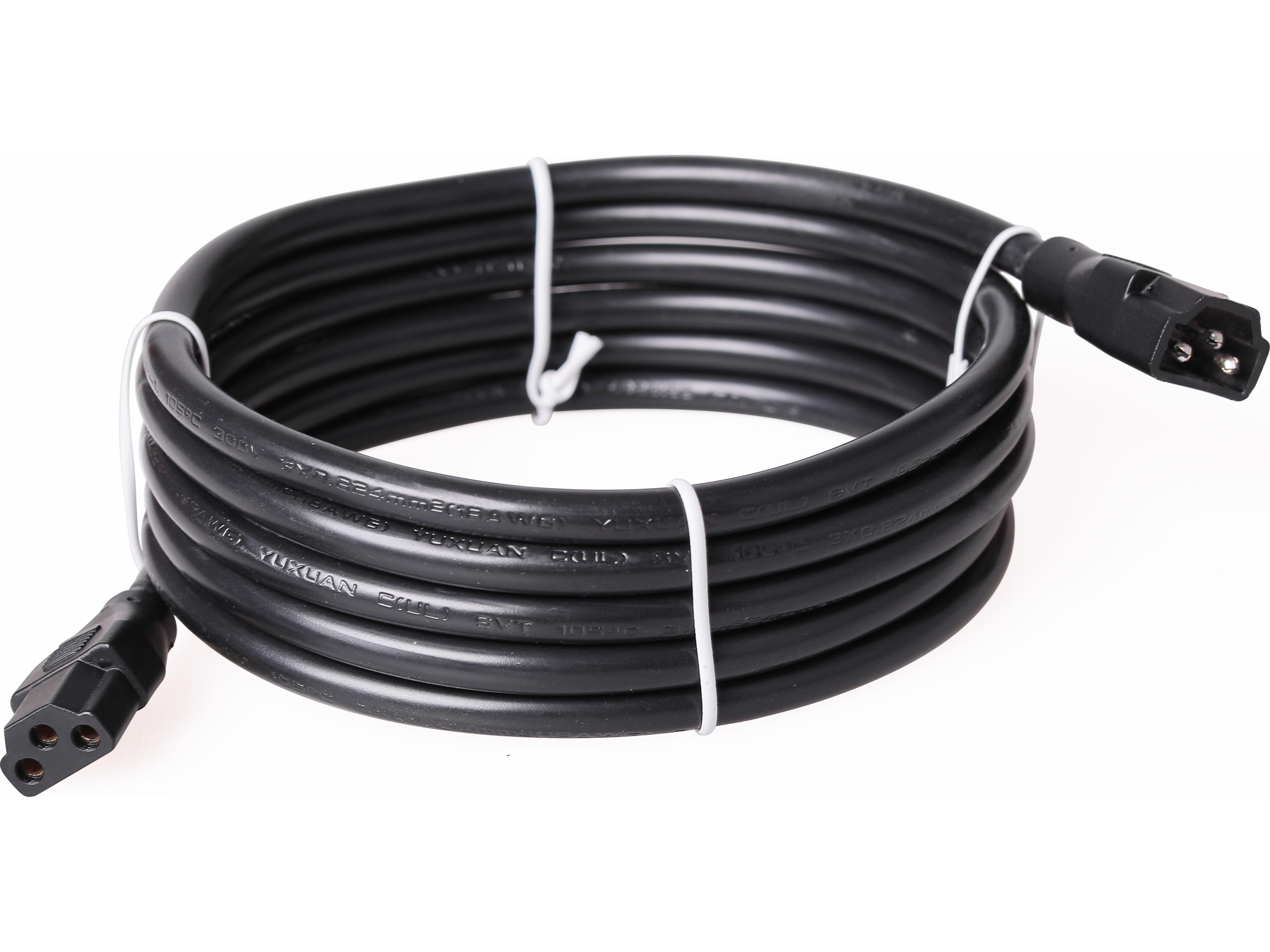 Craftmade 72" Black Under Cabinet Light Connector Cord