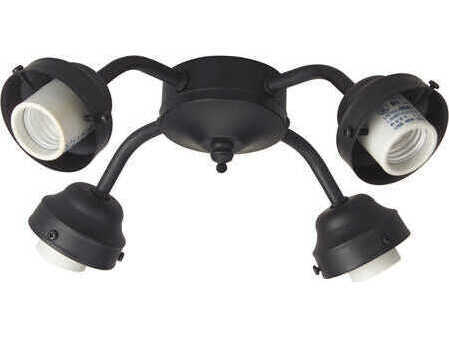 Craftmade Universal Flat Black 4 - Light Fitter