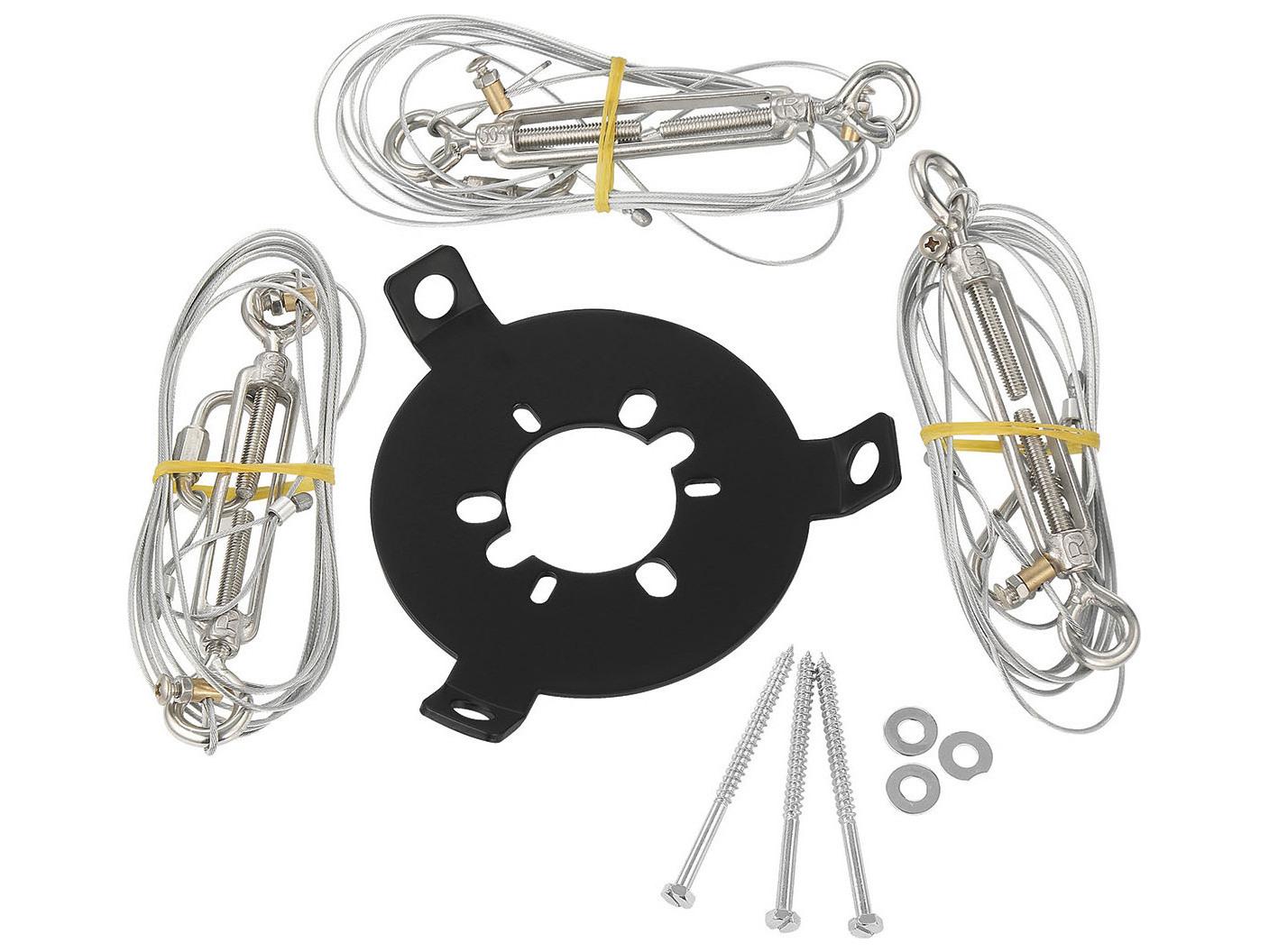 Craftmade Flat Black Guide Wire System