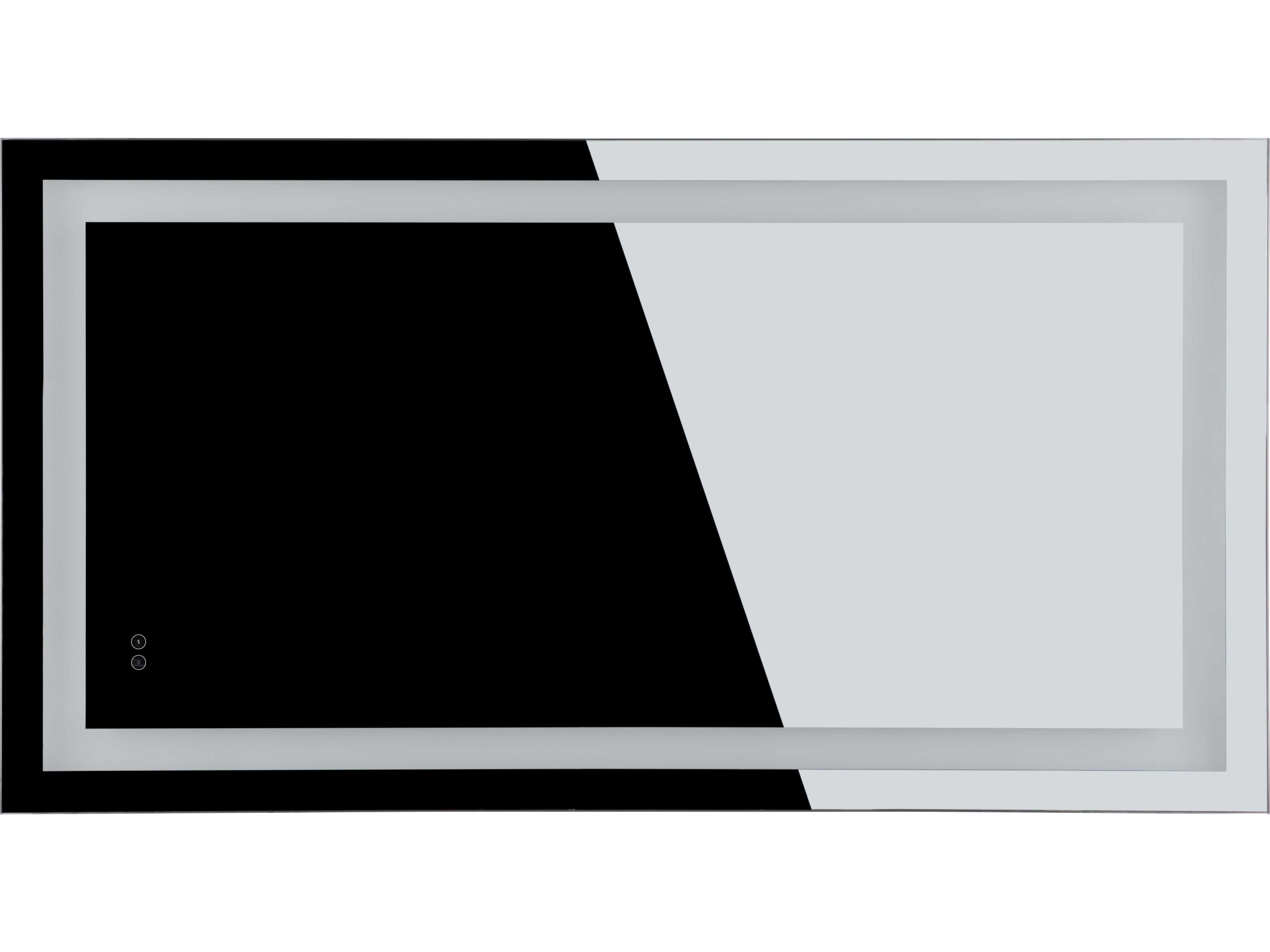 Craftmade White Rectangular LED Wall Mirror