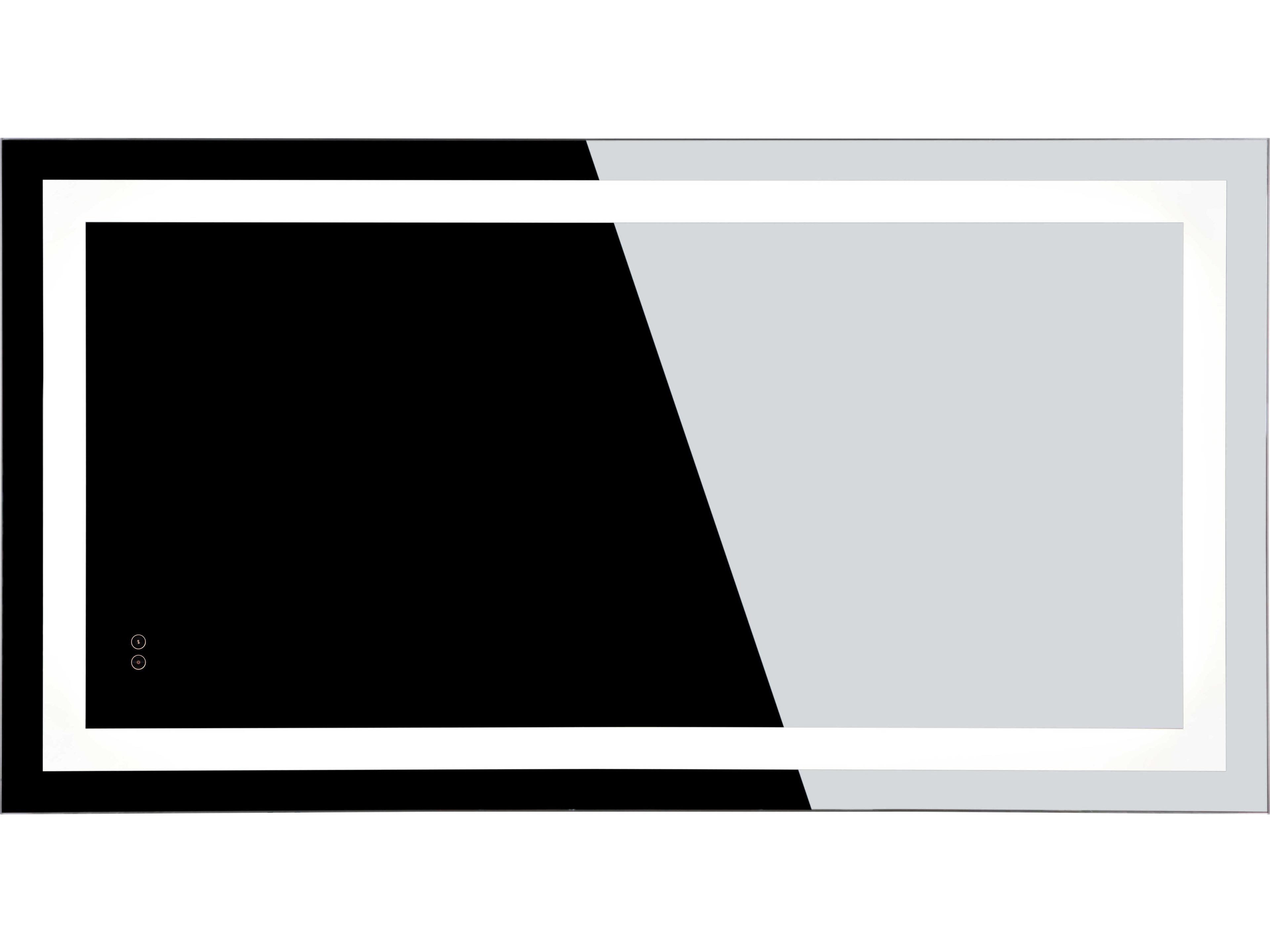 Craftmade White Rectangular LED Wall Mirror