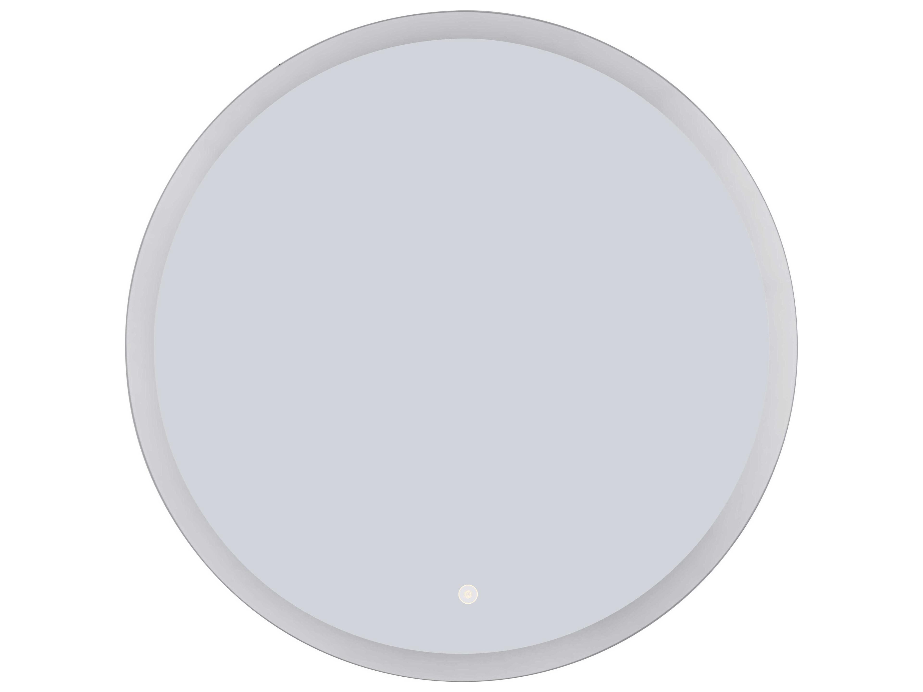 Craftmade White Round Wall Mirror