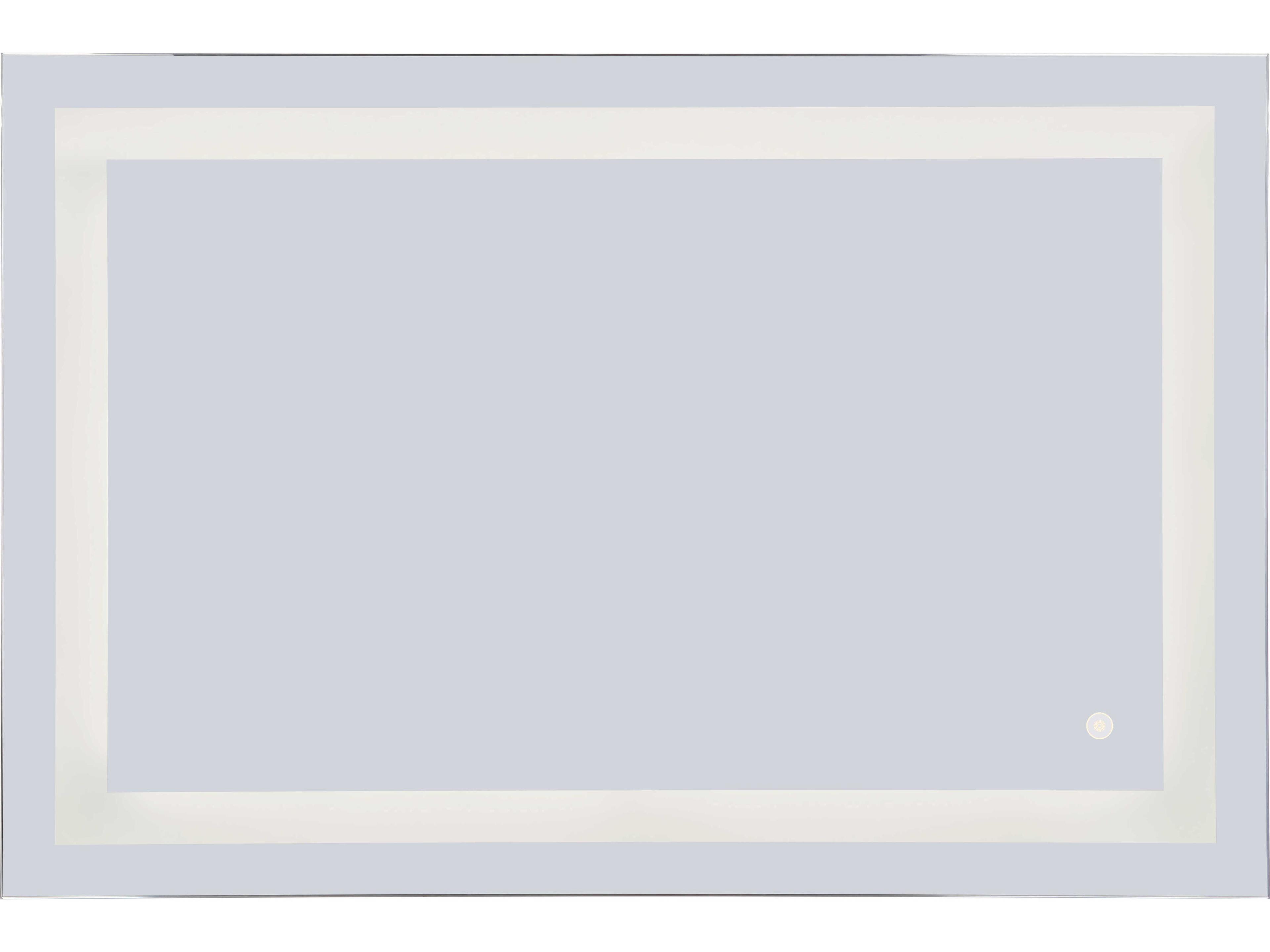 Craftmade White Rectangular Wall Mirror