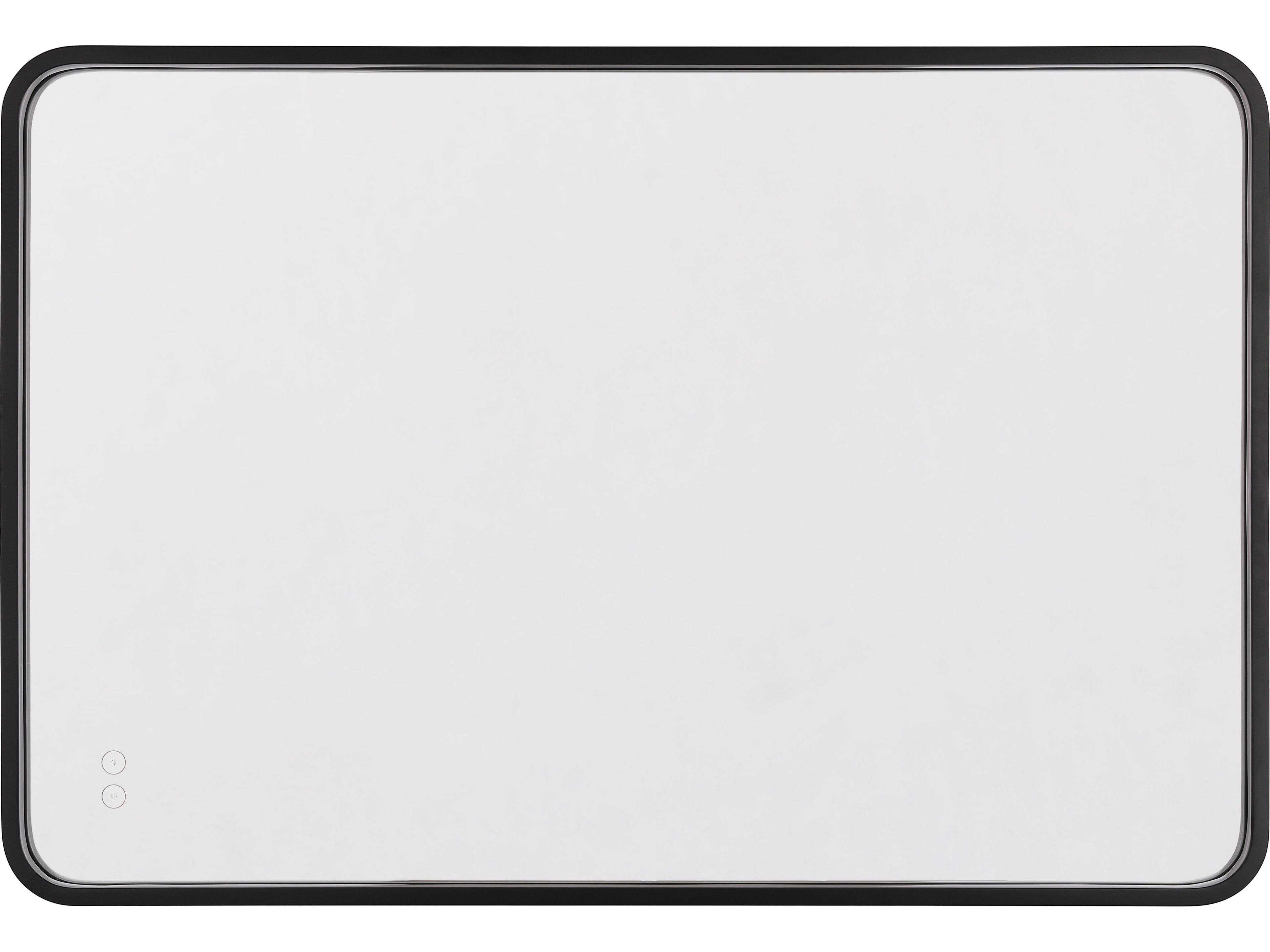 Craftmade Monica Flat Black Rectangular Wall Mirror