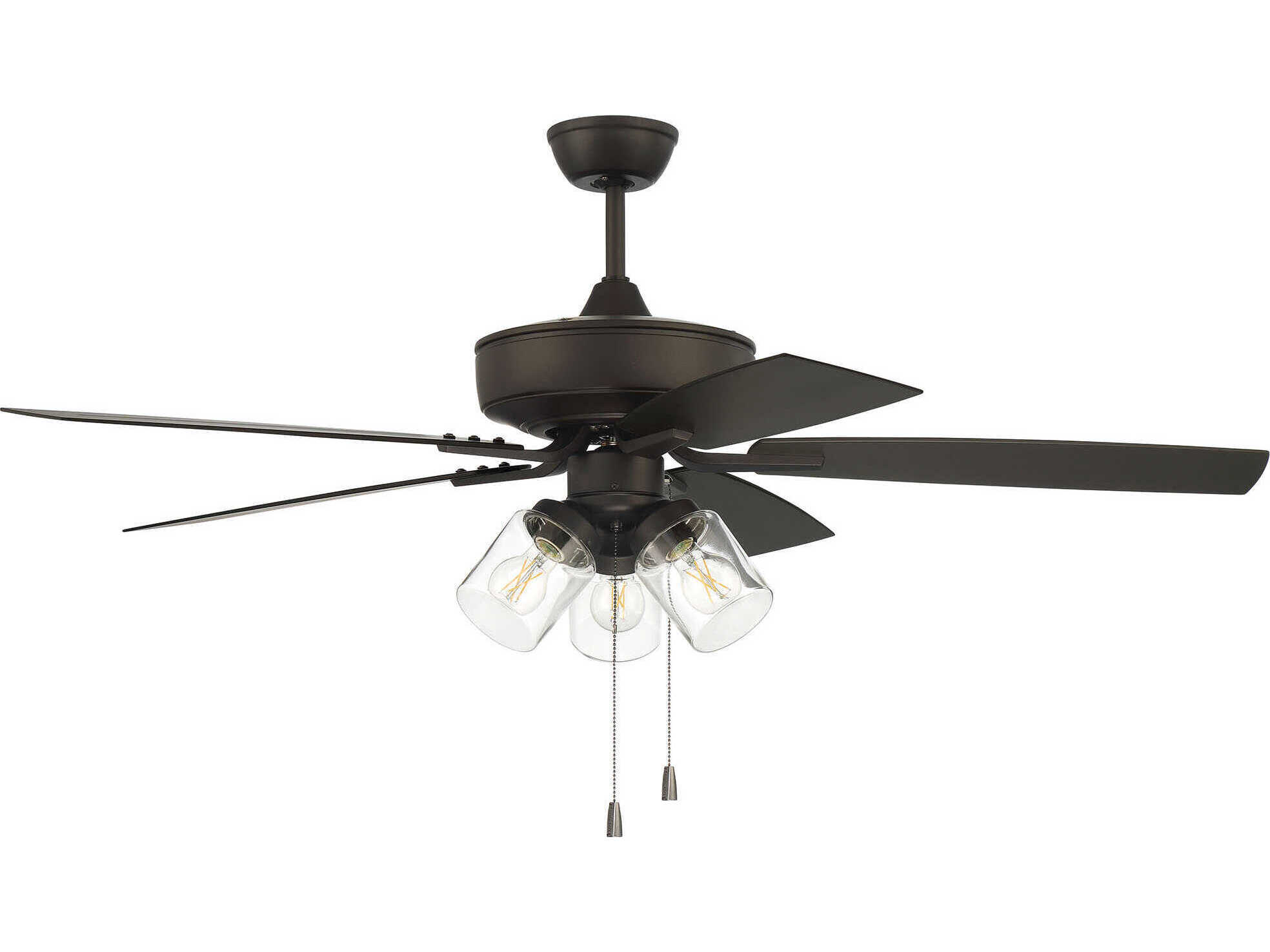 Craftmade Pro Plus 3 - Light 52" LED Outdoor Ceiling Fan