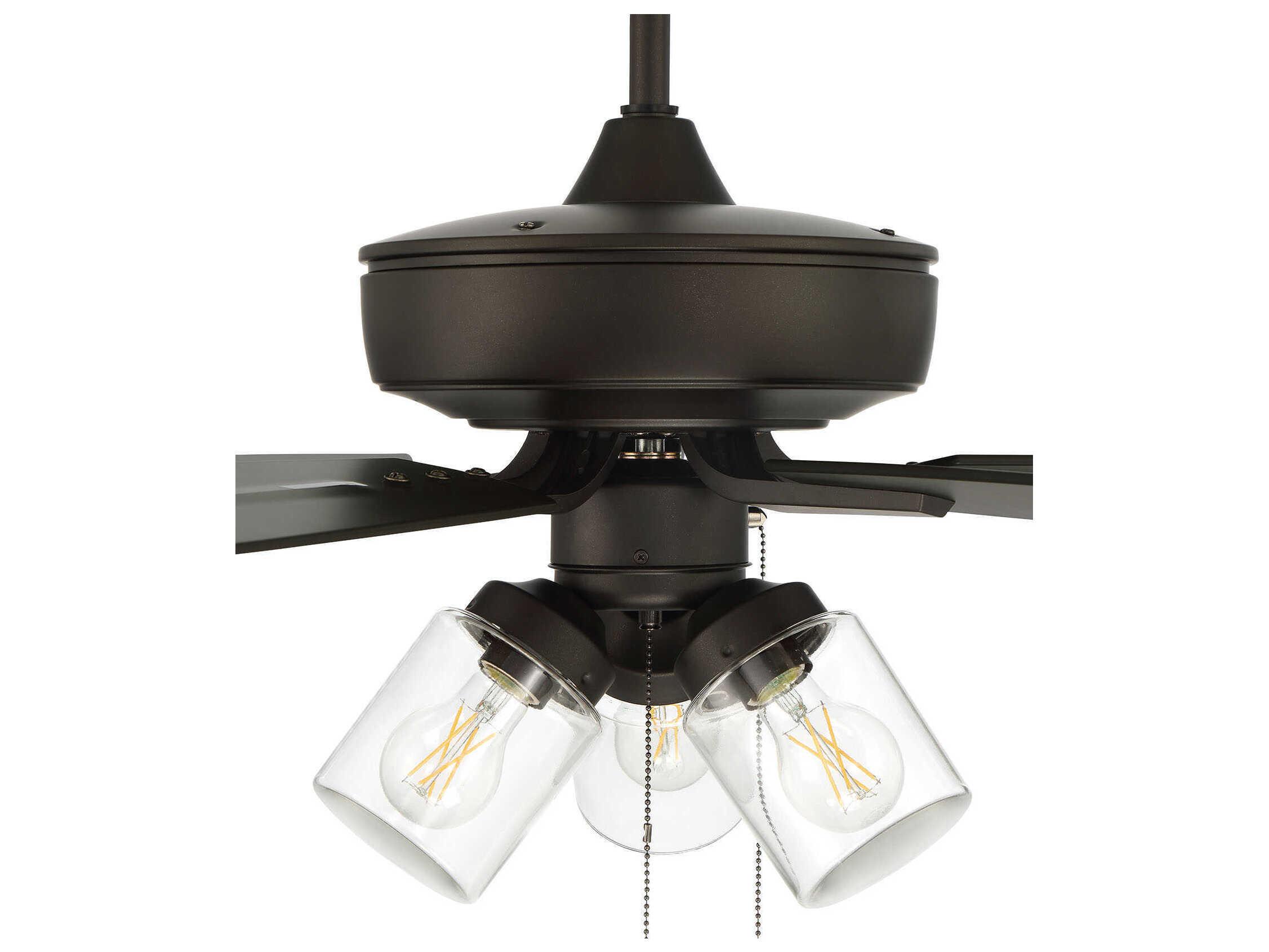 Craftmade Pro Plus 3 - Light 52" LED Outdoor Ceiling Fan