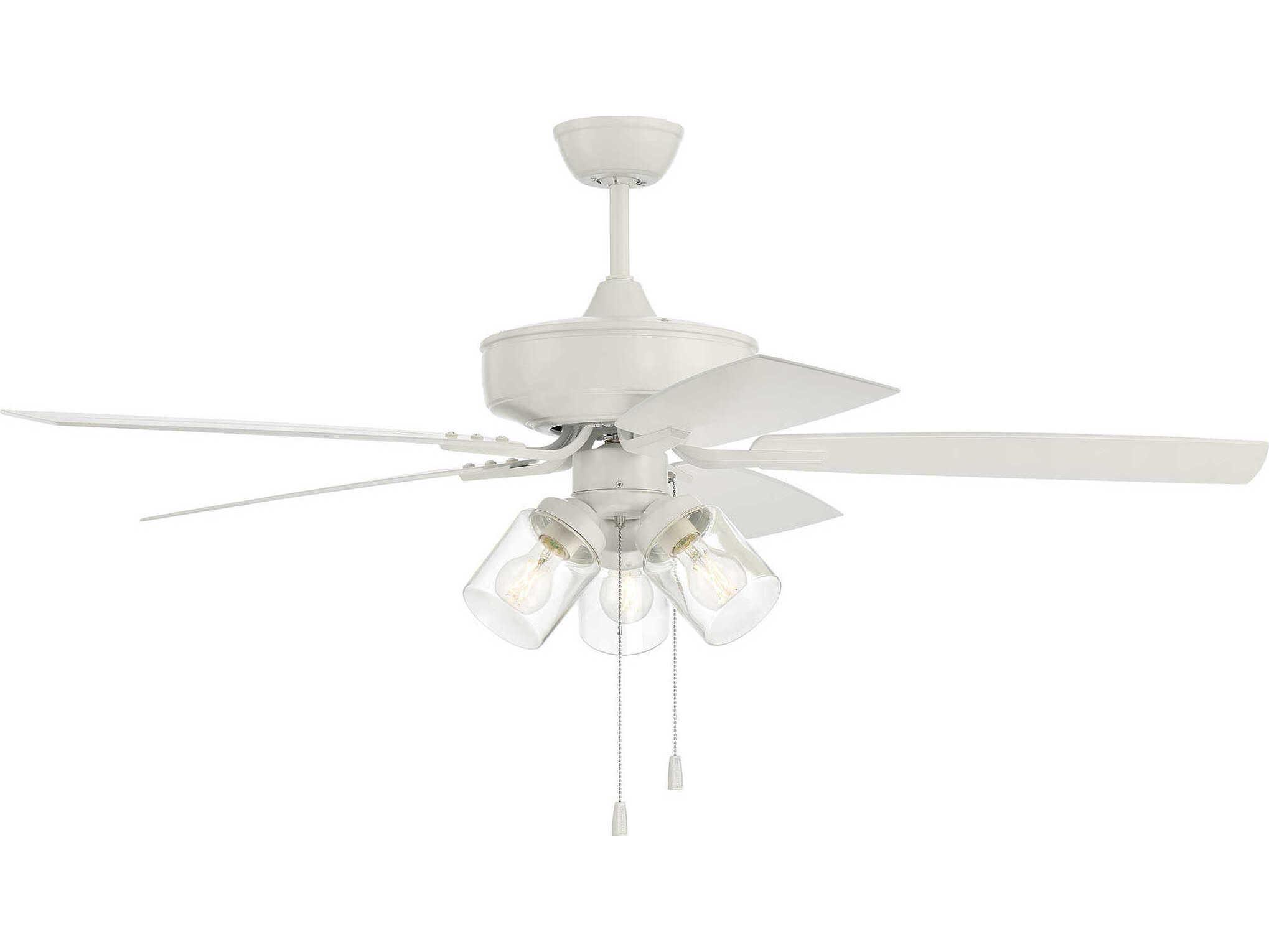 Craftmade Pro Plus 3 - Light 52" LED Outdoor Ceiling Fan