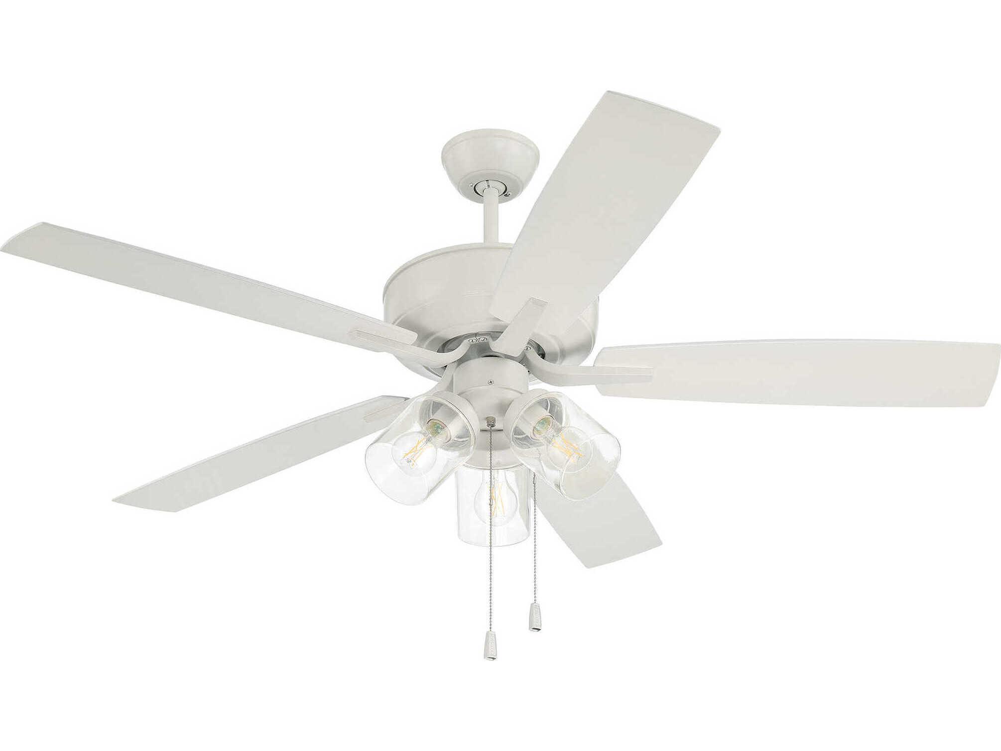 Craftmade Pro Plus 3 - Light 52" LED Outdoor Ceiling Fan