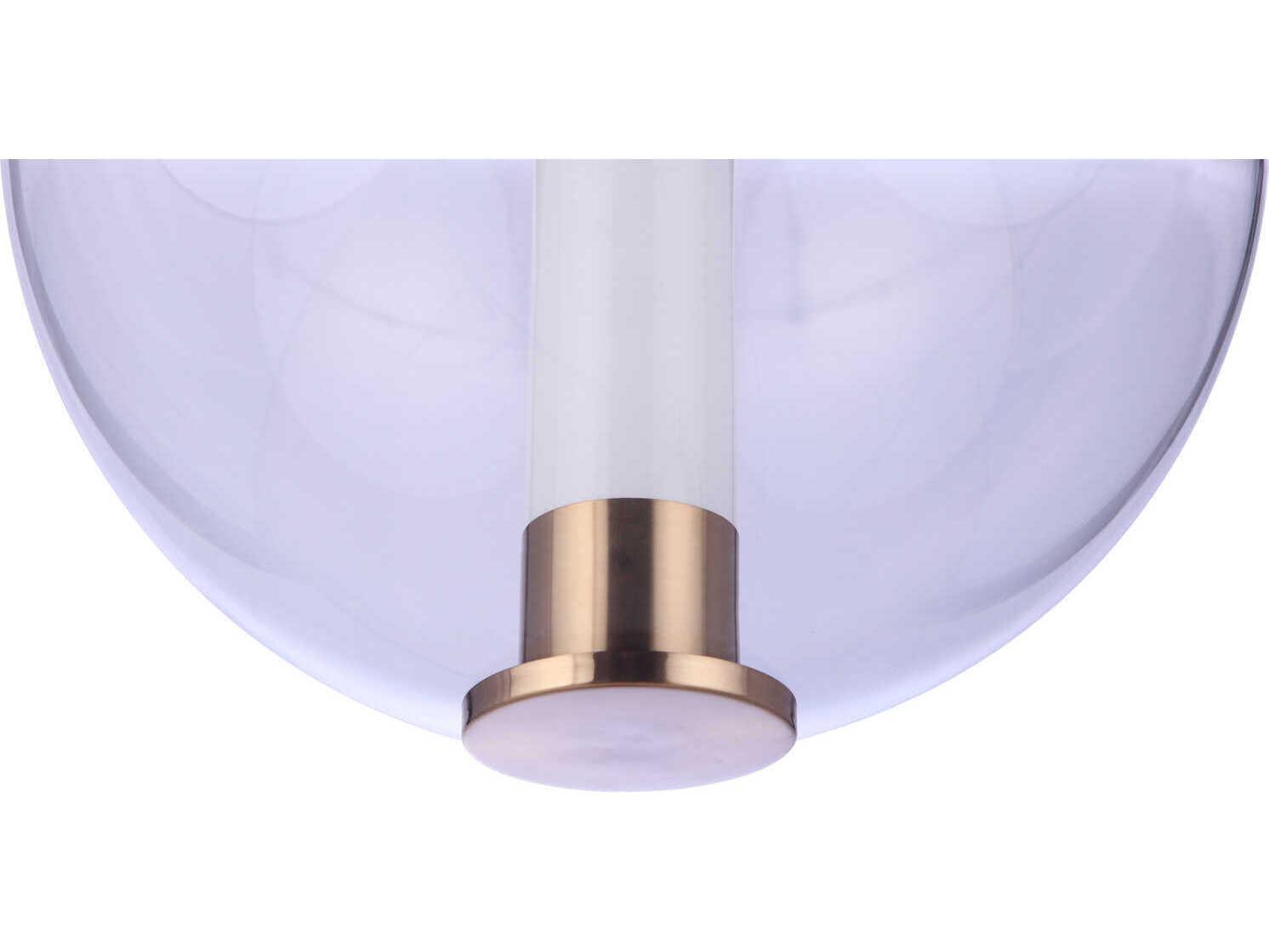 Craftmade Watson 1-Light Satin Brass Globe Pendant