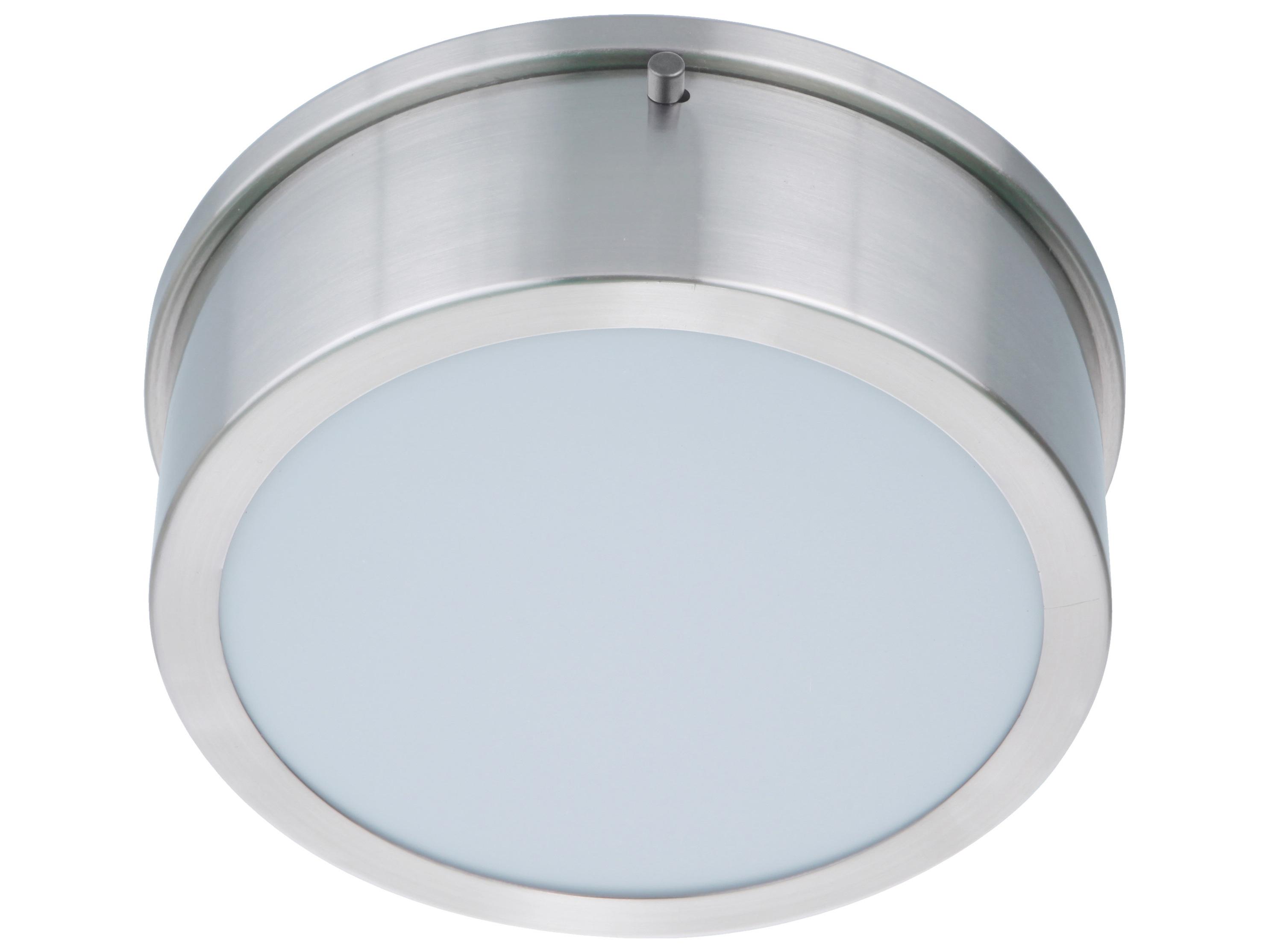 Craftmade Fenn Brushed Polished Nickel LED Drum Flush Mount