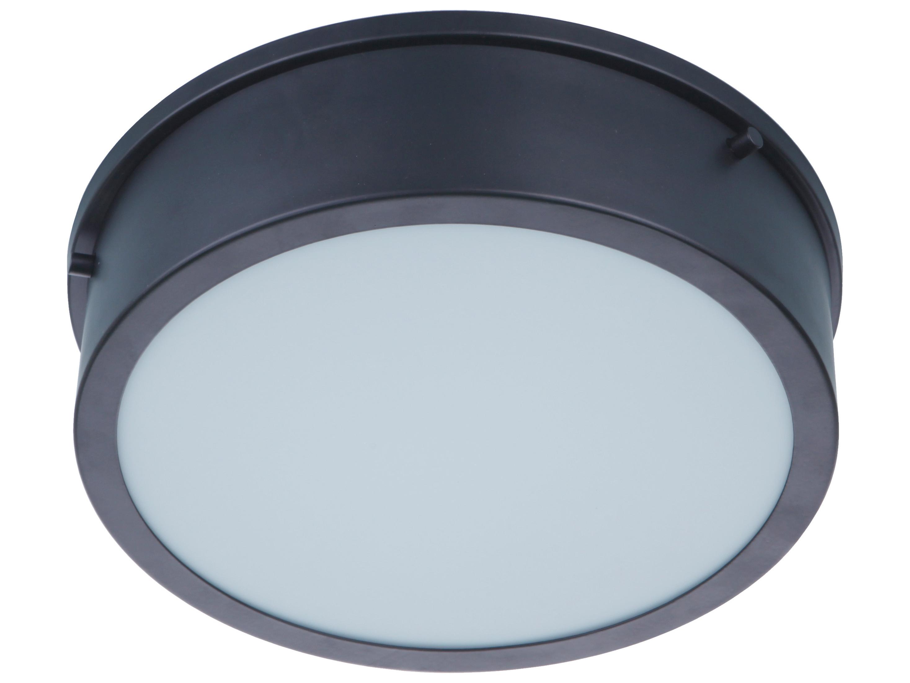 Craftmade Fenn Flat Black LED Drum Flush Mount