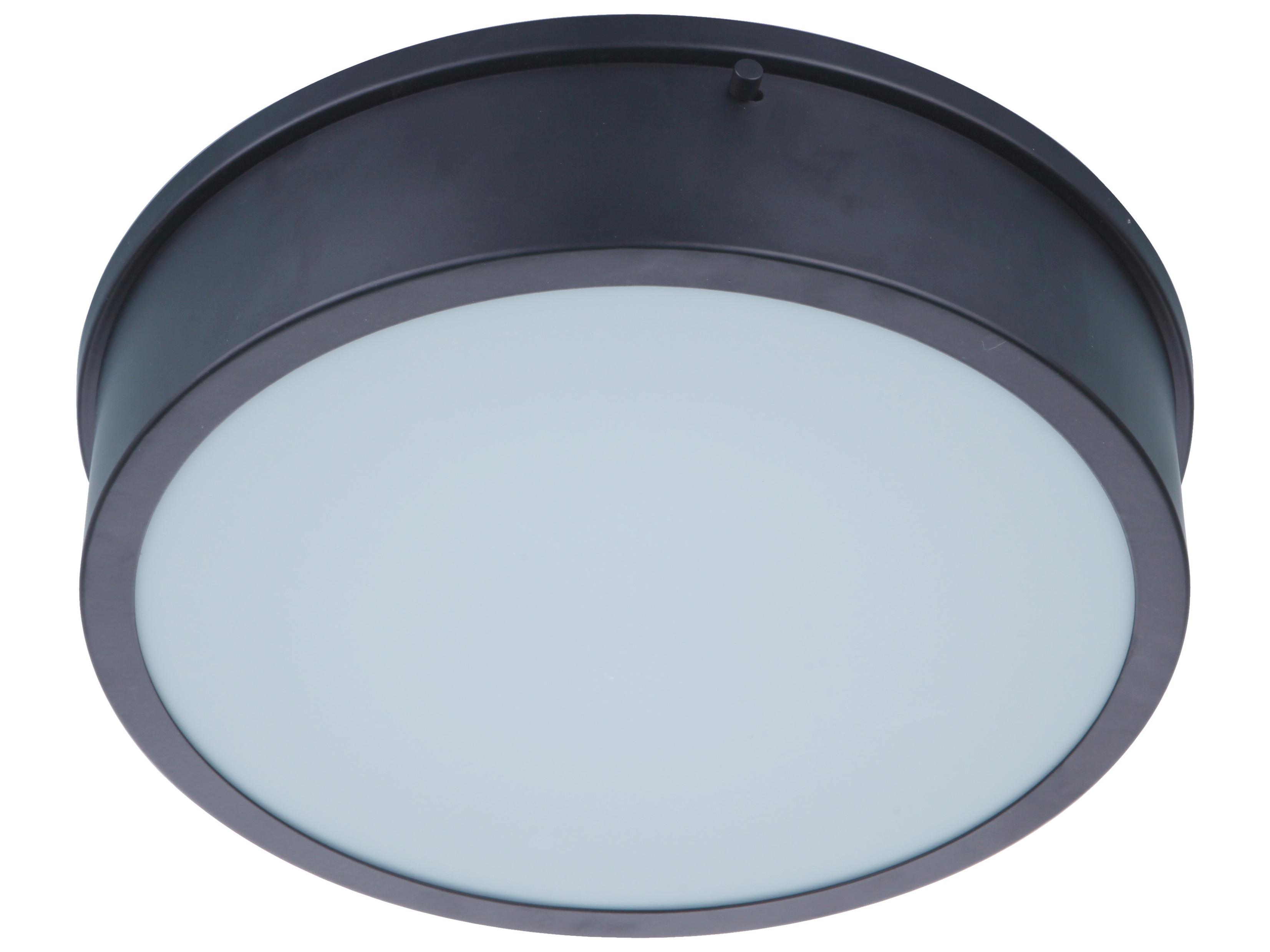 Craftmade Fenn Flat Black LED Drum Flush Mount