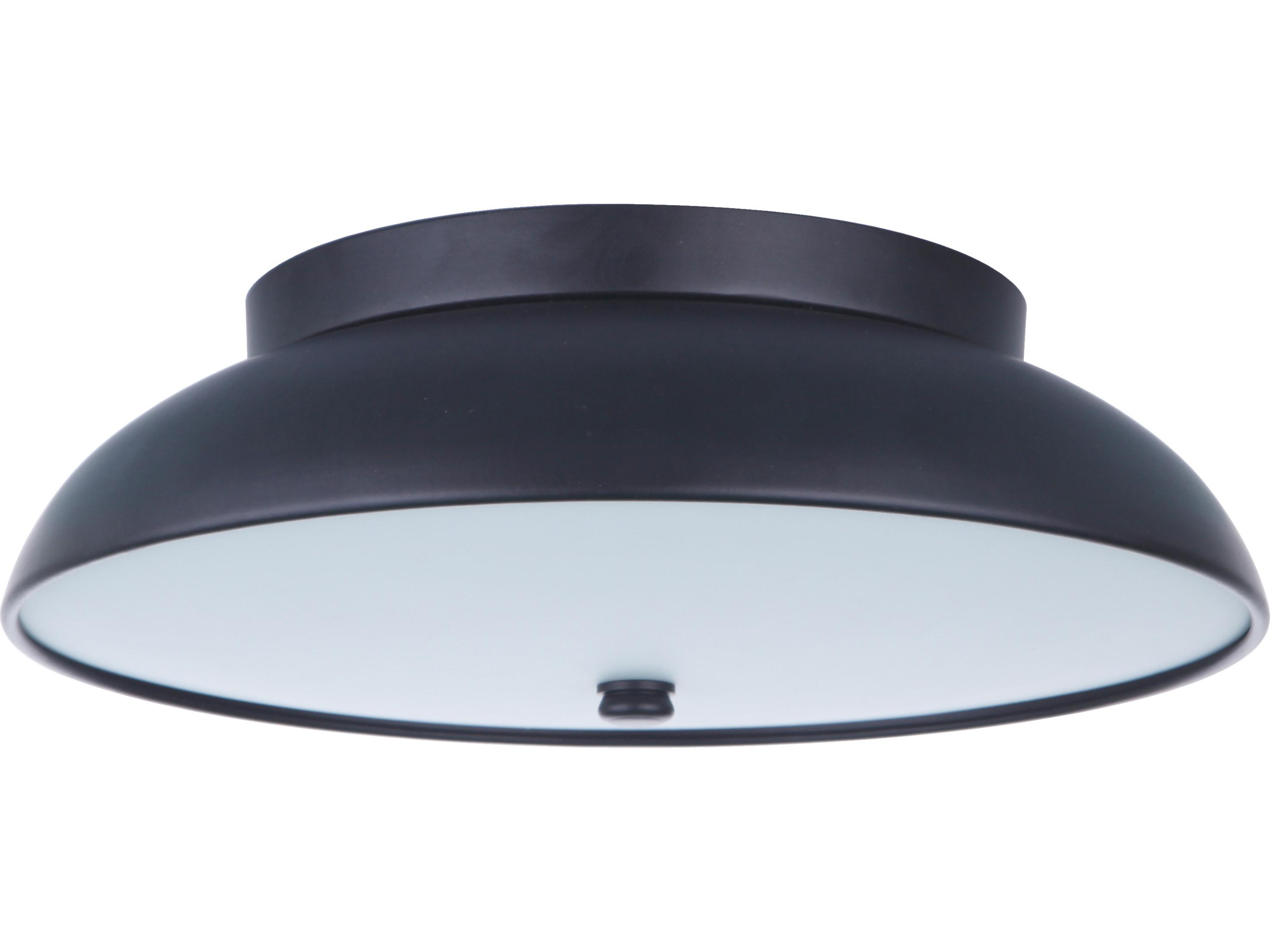 Craftmade Soul Flat Black LED Dome Flush Mount