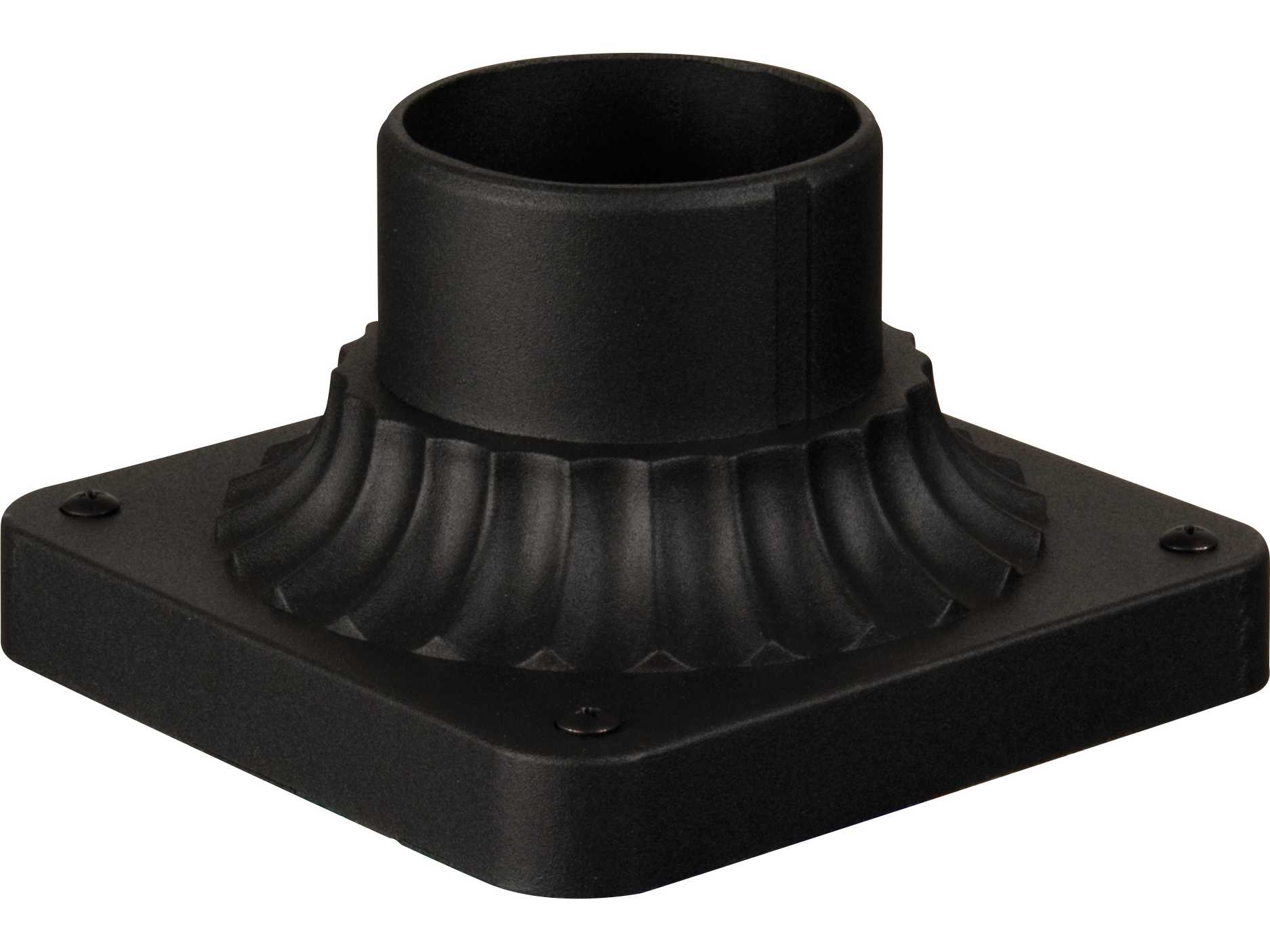 Craftmade Cast Aluminum Pier Base Textured Black