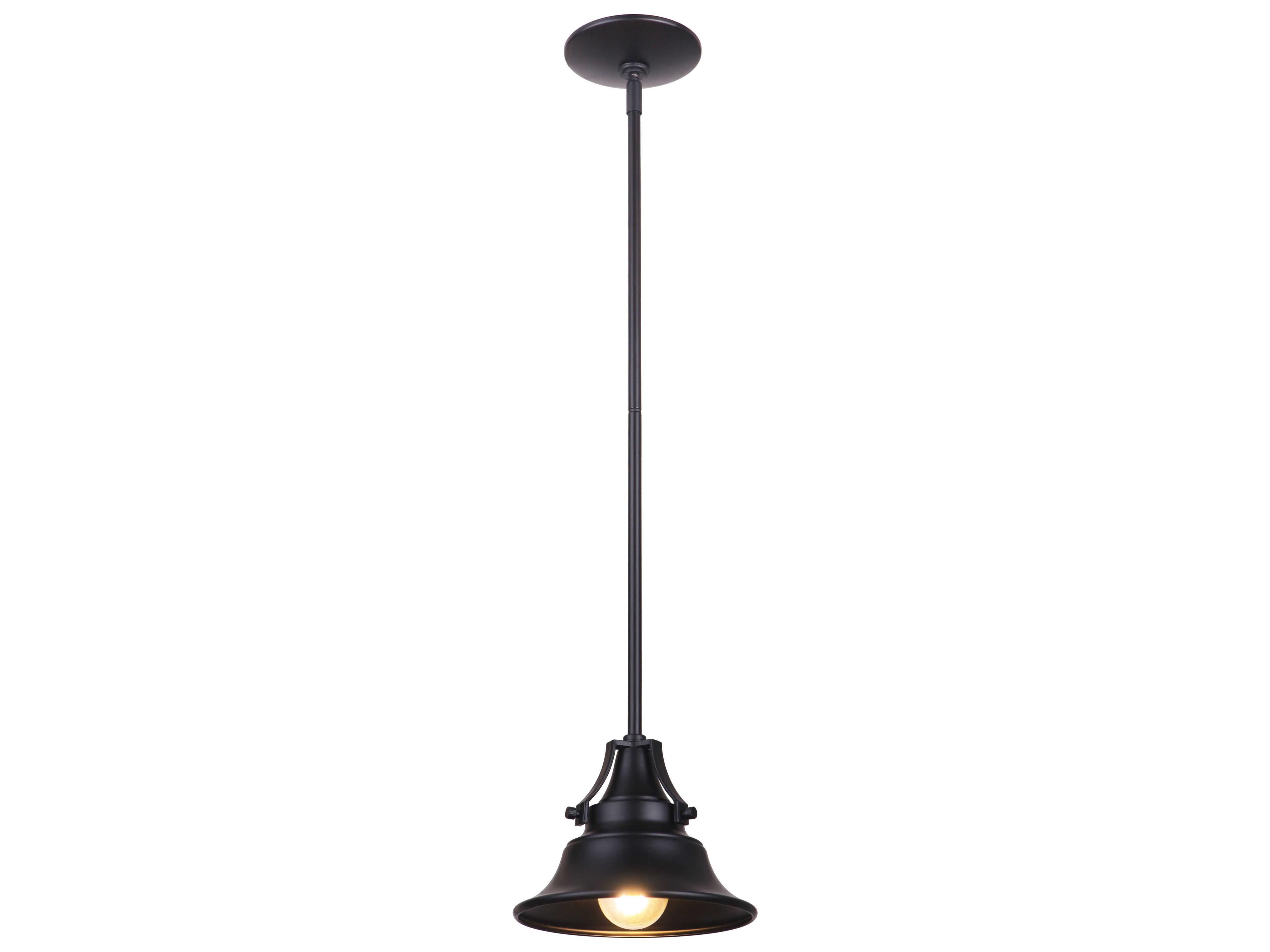 Craftmade Union 1-Light Midnight Black Pendant