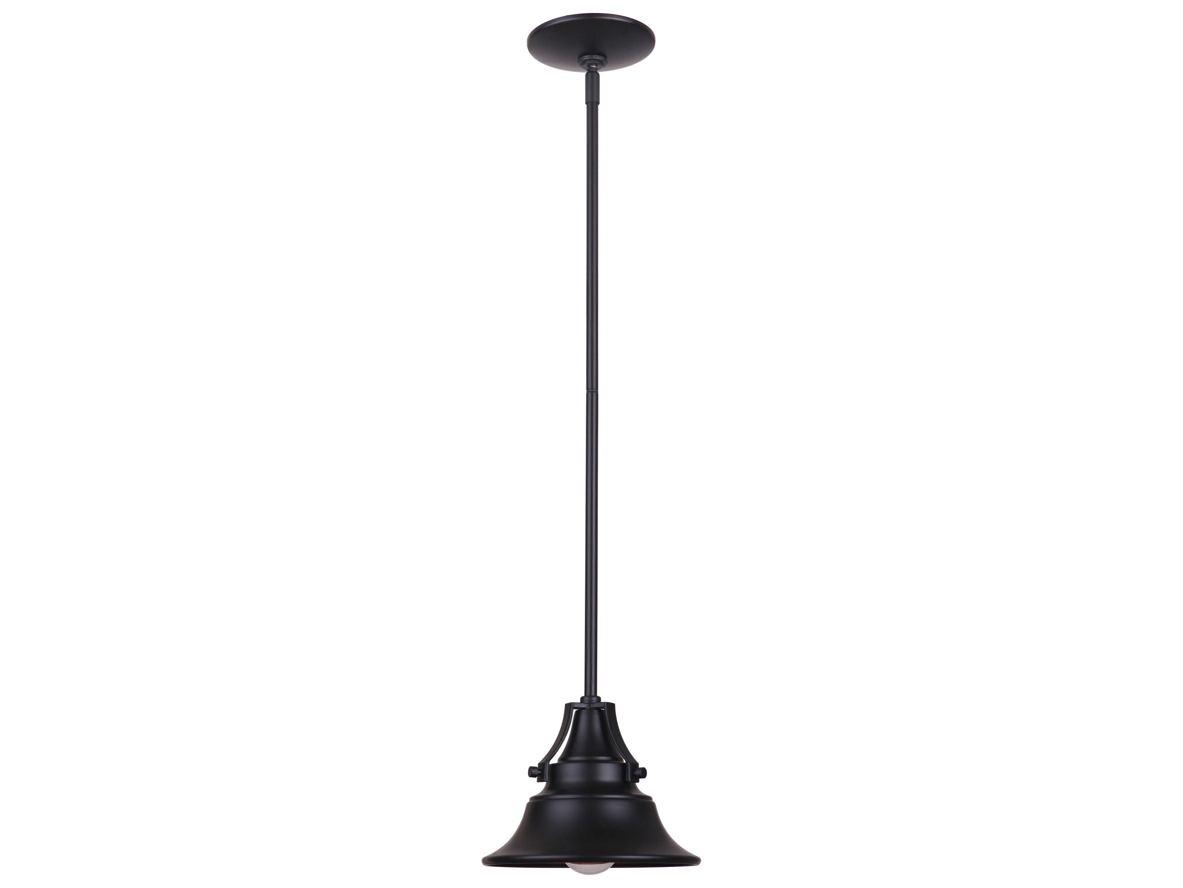 Craftmade Union 1-Light Midnight Black Pendant